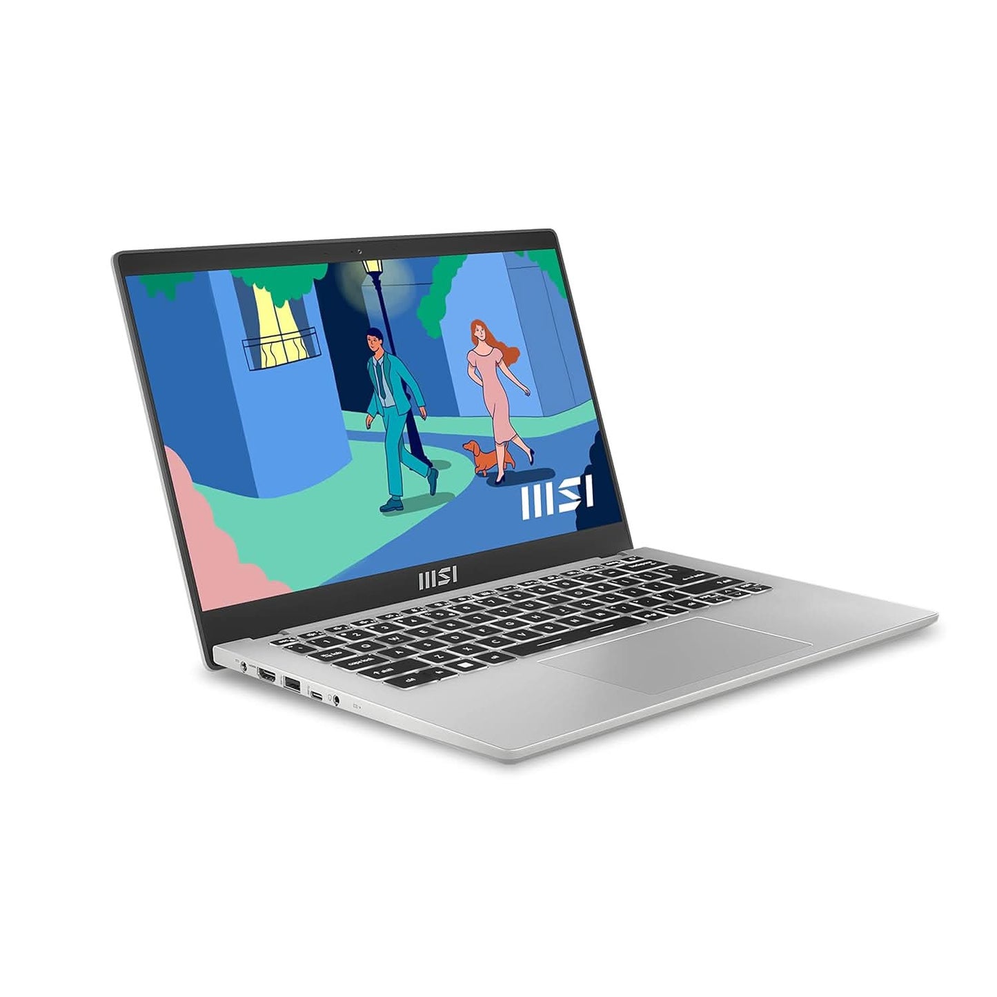 MSI MODERN 14,INTEL 13TH GEN. CORE I3 1315U,36CM FHD 60HZ THIN & LIGHT LAPTOP(16GB/512GB NVME SSD/WINDOWS 11 HOME/MICROSOFT OFFICE HOME & STUDENT 2021/INTEL UHD/URBAN SILVER/1.4KG), C13M-1424IN
