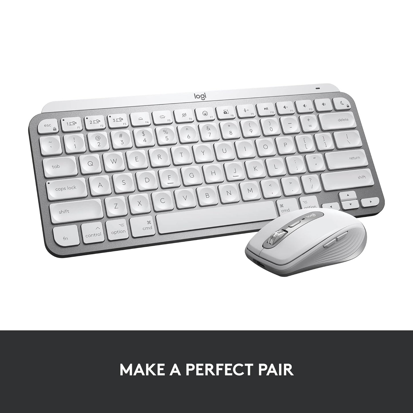 LOGITECH WIRELESS MX KEYS MINI MAC PALE GREY KEYBOARD