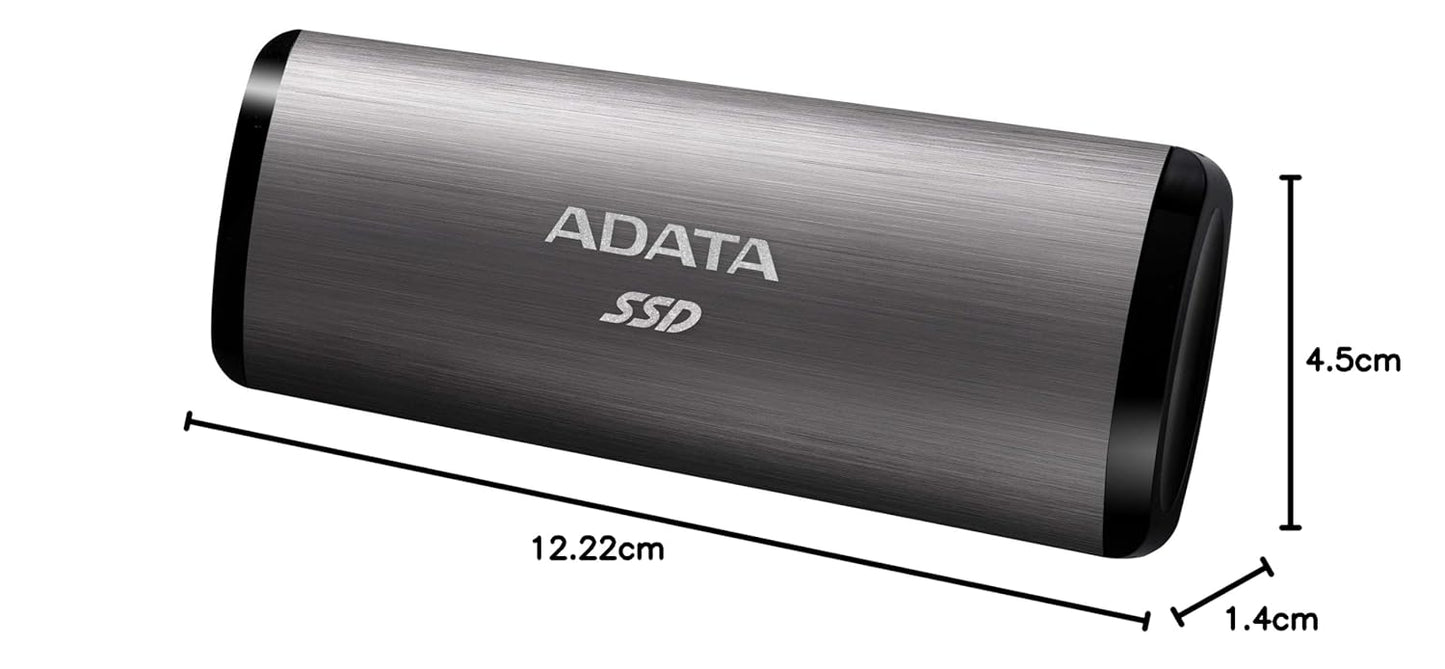 ADATA SE760 512GB EXTERNAL SOLID STATE DRIVE ASE760-512GU32G2-CTI