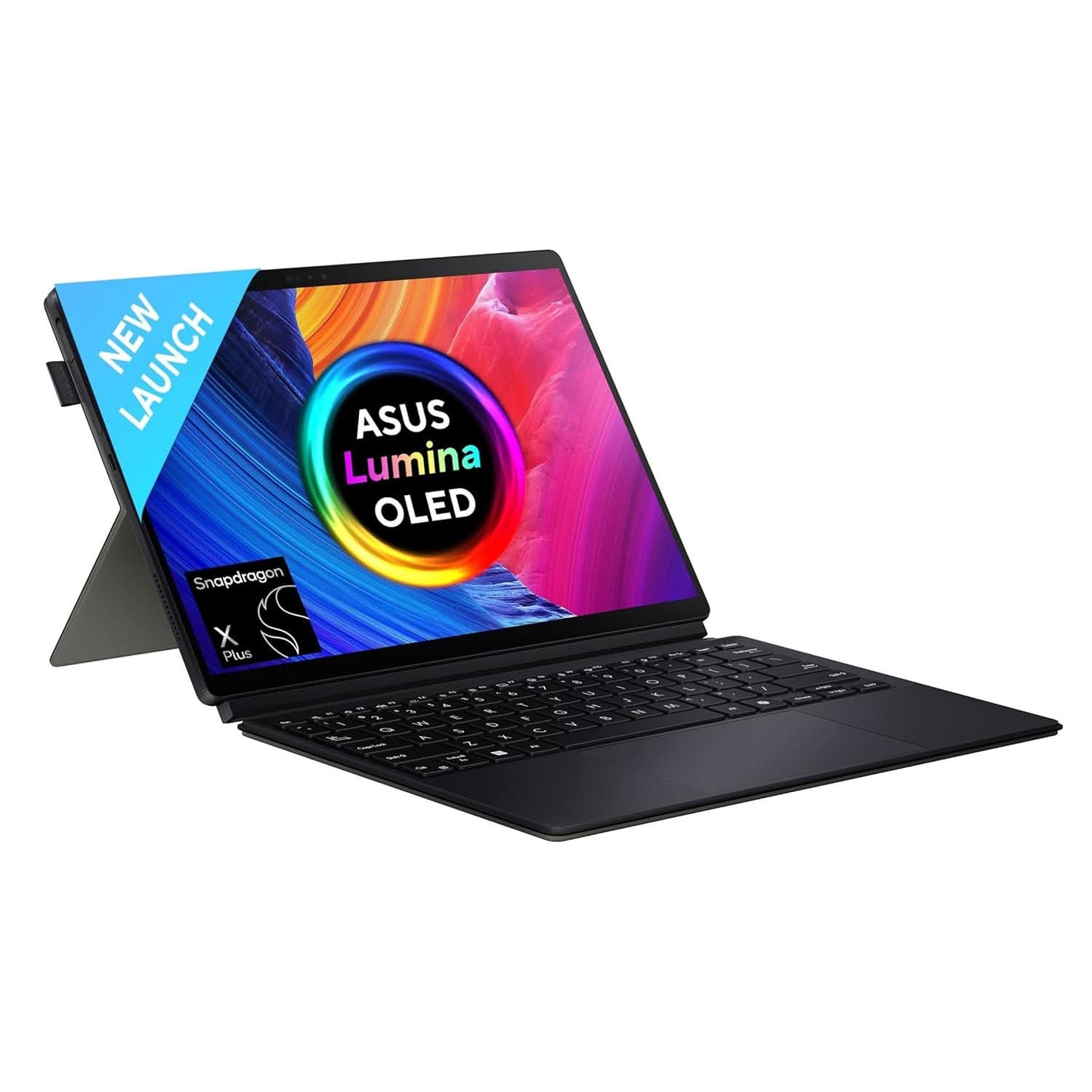 ASUS PROART PZ13,SNAPDRAGON X PLUS X1P 42 100 CREATOR/GAMING LAPTOP(QUALCOMM ADRENO IGPU/16GB RAM/1TB SSD/3K OLED TOUCH SCREEN/13.3 INCH/60HZ/WINDOWS 11/OFFICE 2021/NANO BLACK/0.59 KG) HT5306QA-LX002WS