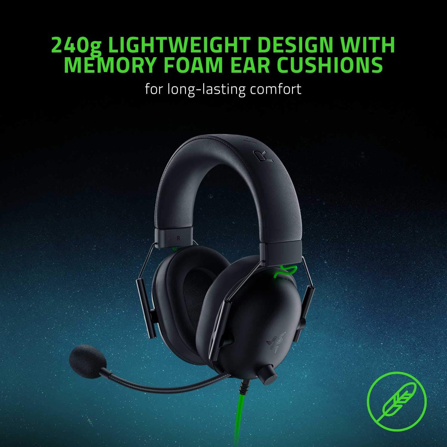 RAZER BLACKSHARK V2 X USB - WIRED ESPORTS HEADSET WITH NOISE-CANCELLING MIC RZ04-04570100-R3M1