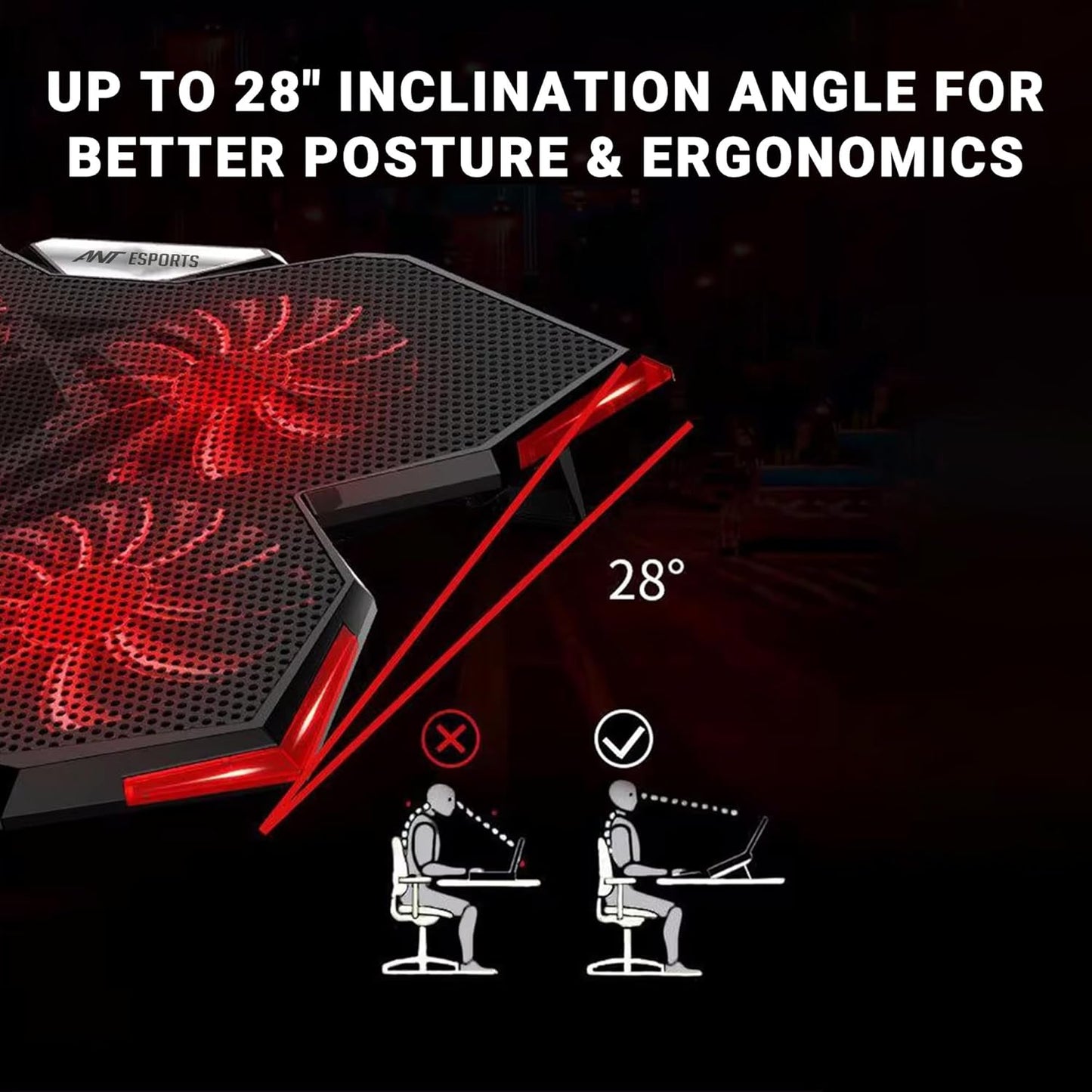 ANT ESPORTS NC 270 LAPTOP COOLING STAND