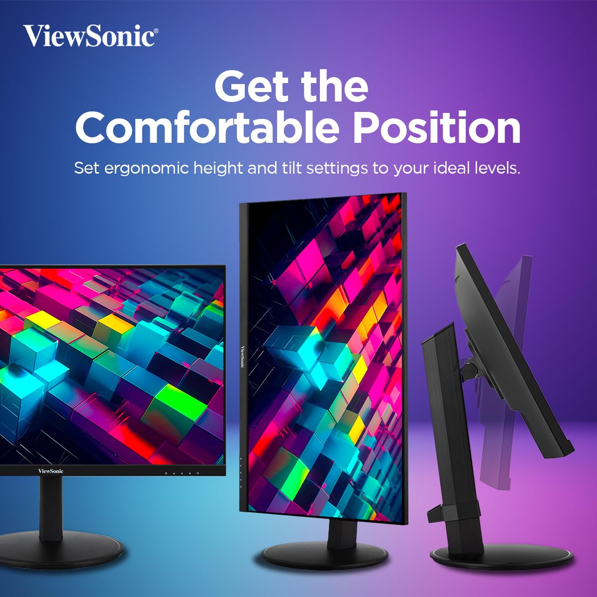 VIEWSONIC VG2409-MHU 60.96 CM (24") IPS FHD PROFESSIONAL MONITOR | USB TYPE-C ONECABLE SOLUTION 65W LAPTOP CHARGE BACK| HEIGHT ADJUSTMENT | EYE CARE| 2XSPEAKER| HDMI,USB-C,104% SRGB
