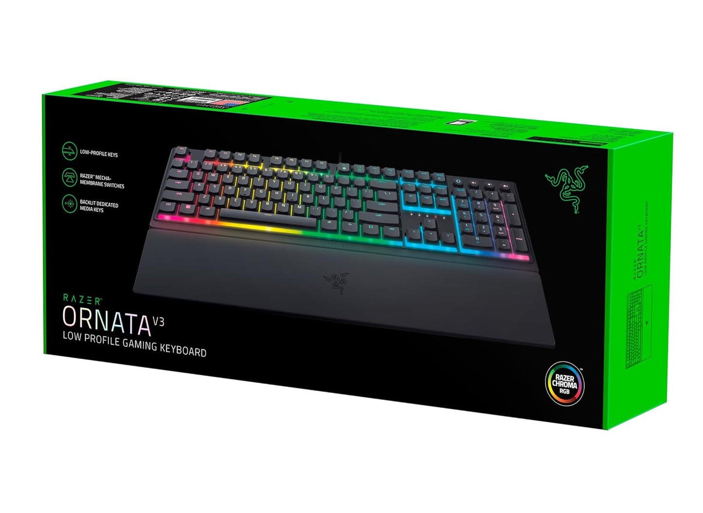 Razer Ornata V3 Gaming Keyboard With Mecha-Membrane Switches