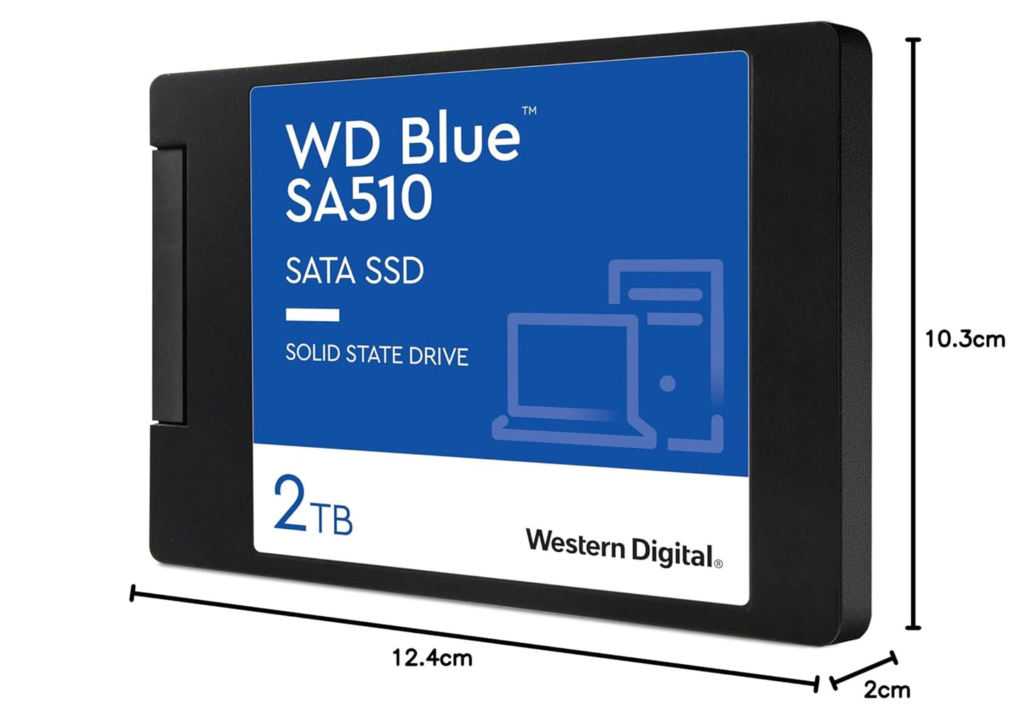 WESTERN DIGITAL BLUE SATA 2TB,(WDS200T3B0A)
