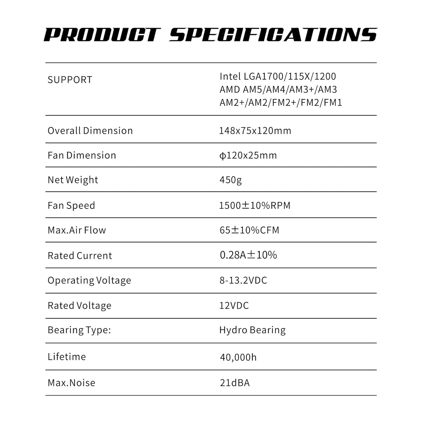 ANT ESPORTS ICE-C400 AIR CPU COOLER