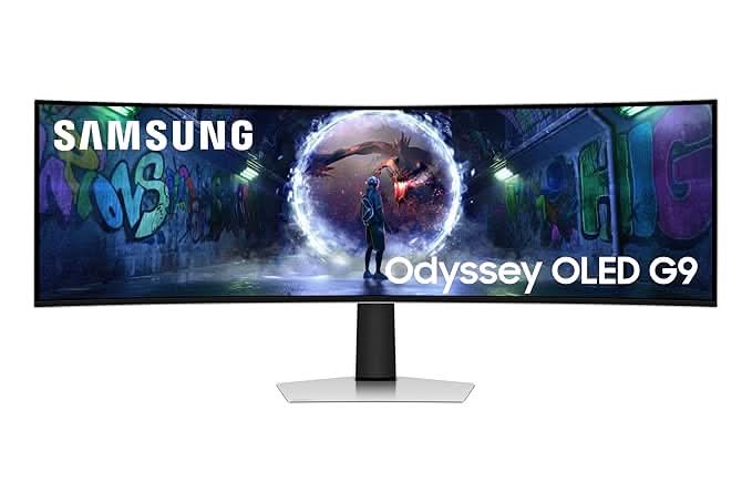 Samsung 49 Inch Odyssey OLED G9 Curved Gaming Monitor LS49DG930SWXXL