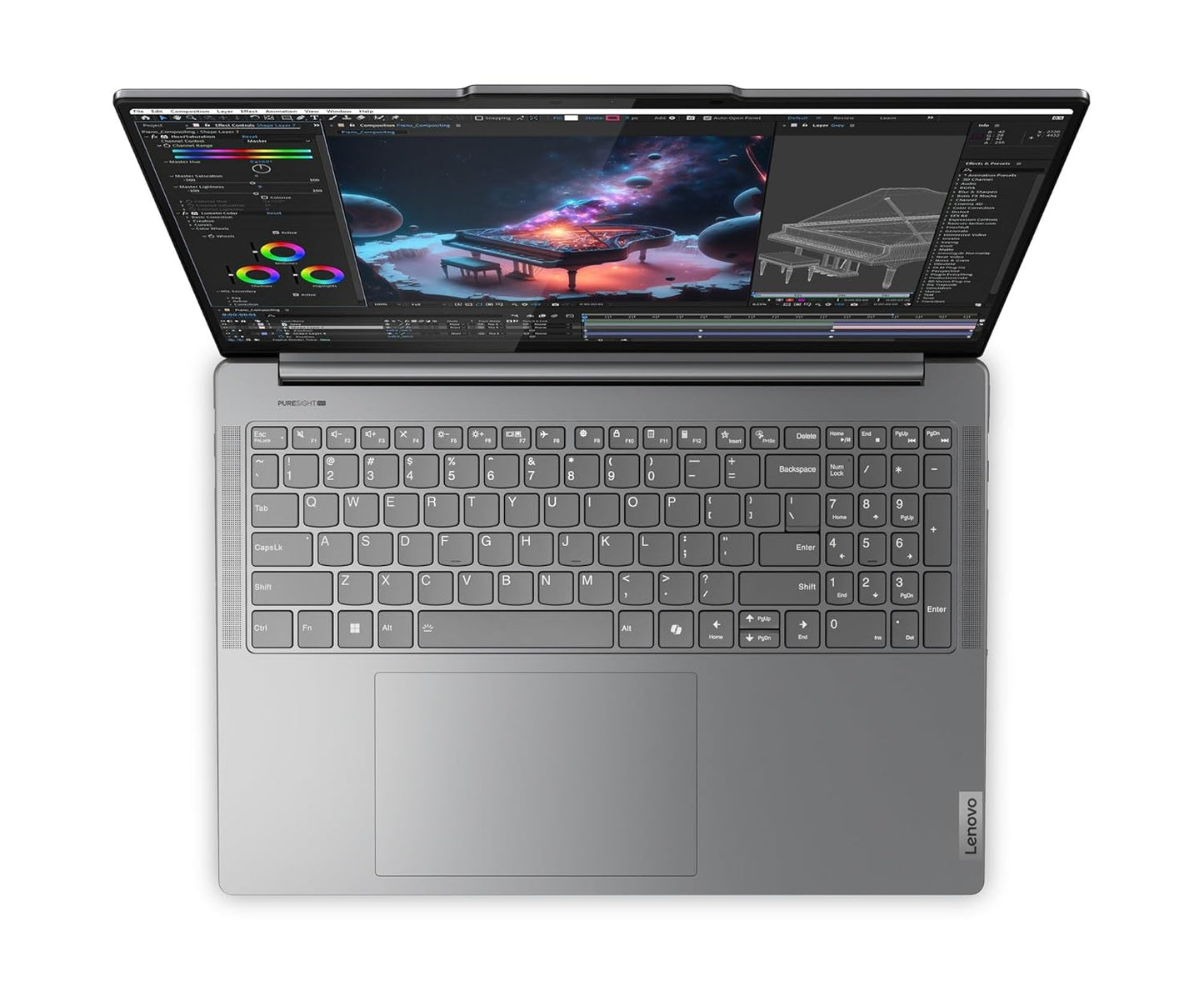 LENOVO YOGA PRO 9 INTEL EVO CORE ULTRA 9 185H BUILT-IN AI 16 INCH(40.6CM) 3.2K IPS 165HZ TOUCHSCREEN LAPTOP (32GB/1TB SSD/NVIDIA RTX 4050 6GB/WIN11/MSO 21/5.0MP+IR CAM/3 MON GAMEPASS/GREY/2KG), 83DN004VIN