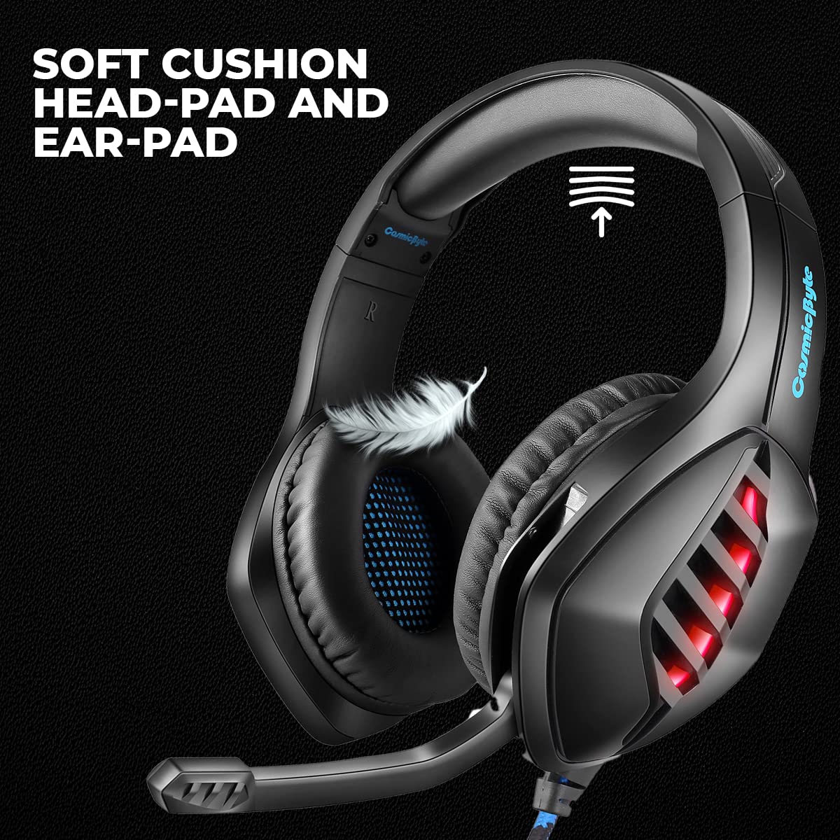 COSMIC BYTE GS430 (BLACK) GAMING HEADPHONE