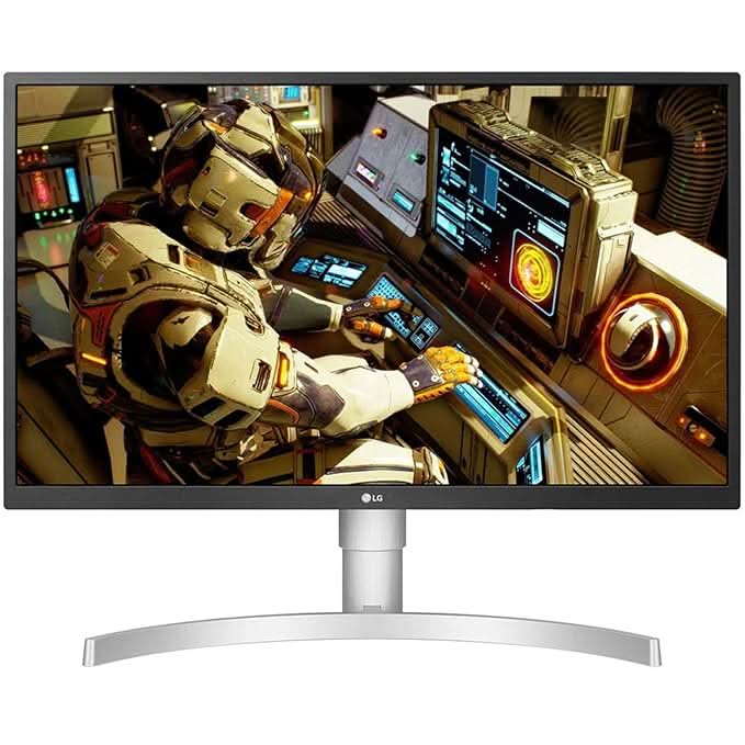 LG 27UL550-W 69 CM/27 INCHES LCD 4K-UHD 3840 X 2160 PIXELS HDR 10 MONITOR WITH IPS PANEL, RADEON FREESYNC, HEIGHT/PIVOT/TILT ADJUSTABLE STAND, HDMI X 2, DISPLAY PORT- 27UL550
