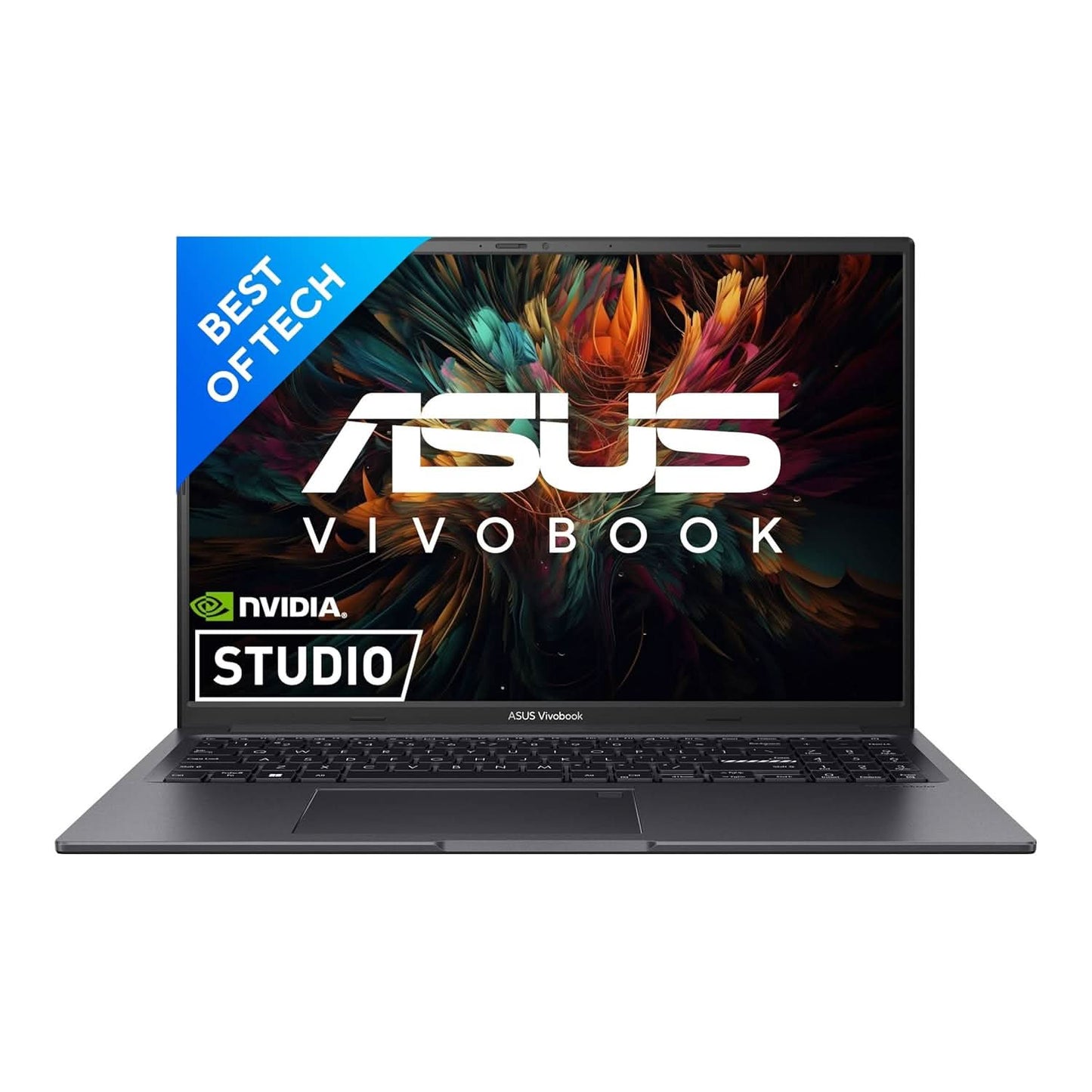 ASUS VIVOBOOK 16X, INTEL CORE I7-12650H 12TH GEN, 16-INCH (40.64 CM) FHD+, CREATOR/GAMING LAPTOP, (16 GB RAM/512GB SSD/8GB RTX 4050/WIN11/BACKLIT/FP/70WHR /BLACK/3.97 KG), K3605ZV-MBN741WS