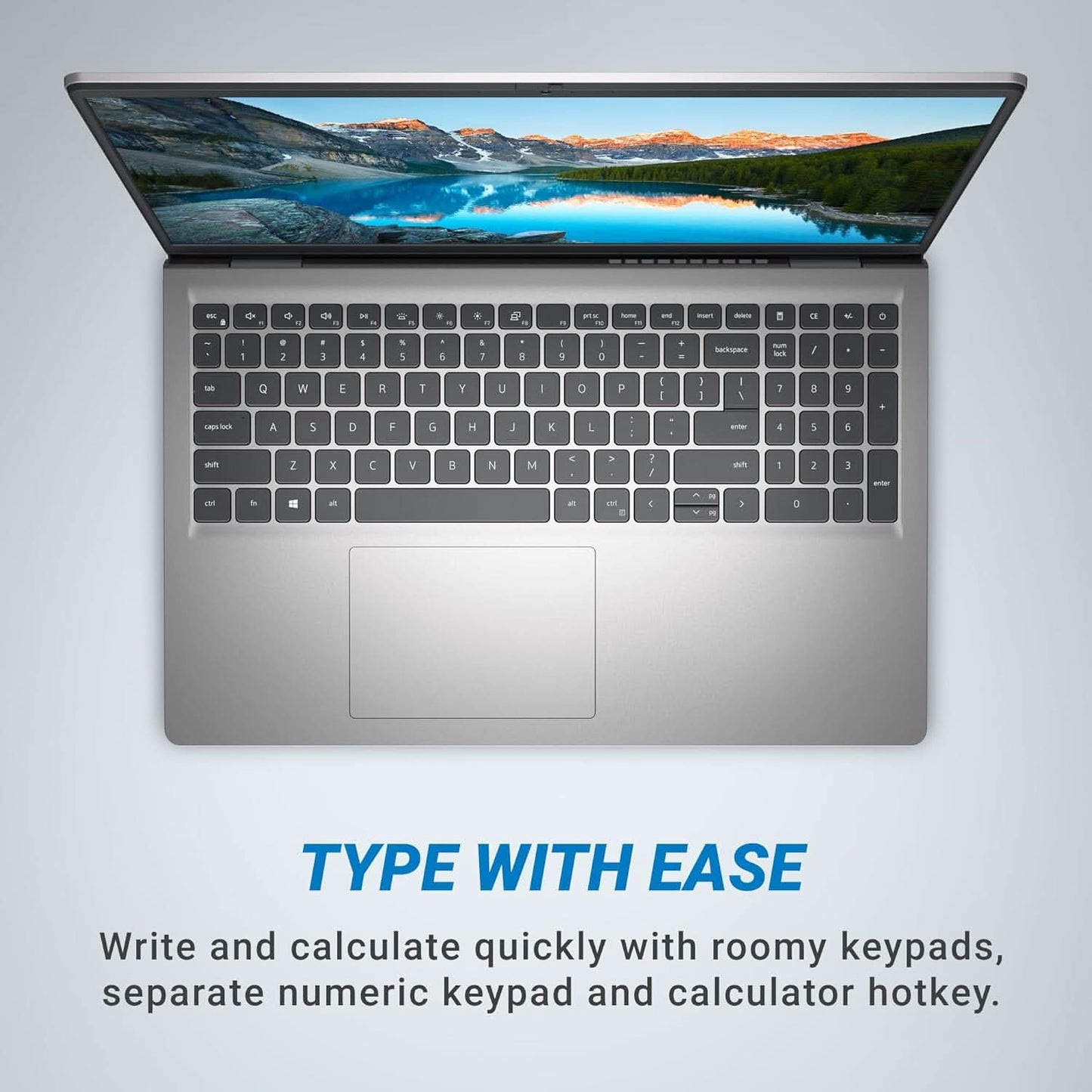 DELL INSPIRON 3535 THIN & LIGHT LAPTOP, AMD R5-7530U PROCESSOR, 16GB, 512GB, 15.6" (39.62CM) FHD 120HZ WVA IPS DISPLAY, STANDARD KEYBOARD, WINDOWS 11 + MSO'24, 15 MONTH MCAFEE, PLATINUM SILVER, 1.67KG