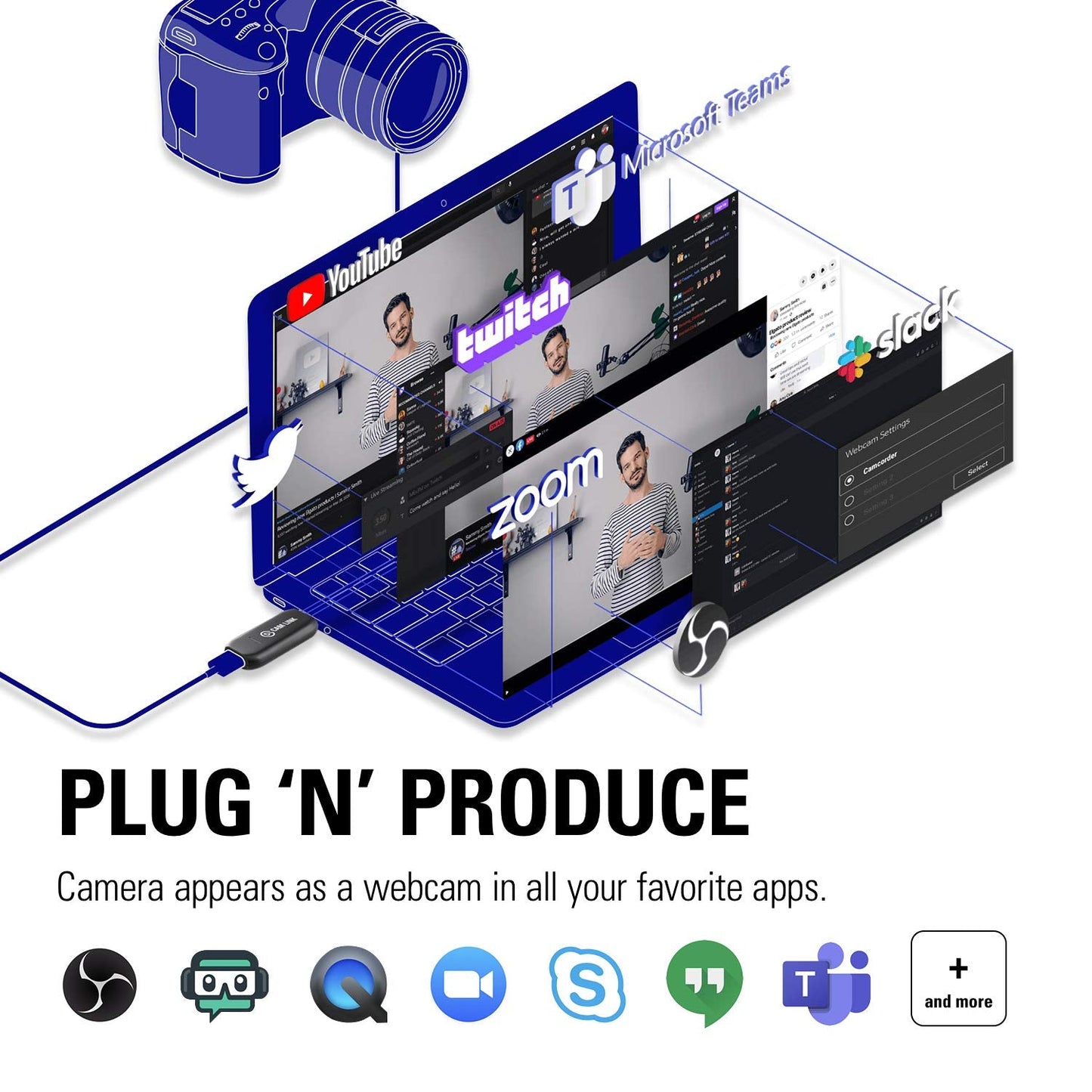 ELGATO CAM LINK 4K USB 3.0 BROADCAST LIVE 10GAM9901