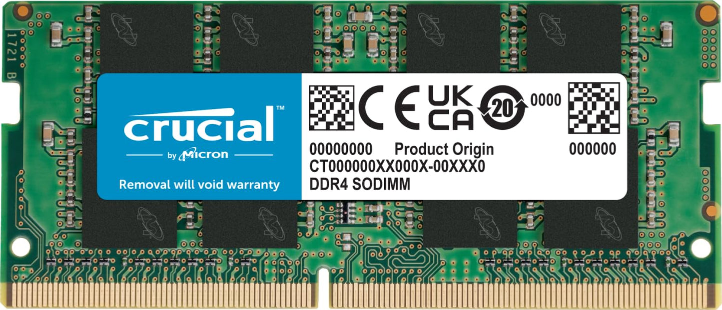 CRUCIAL 8GB DDR4-3200MHZ LAPTOP CL22 RAM CB8GS3200