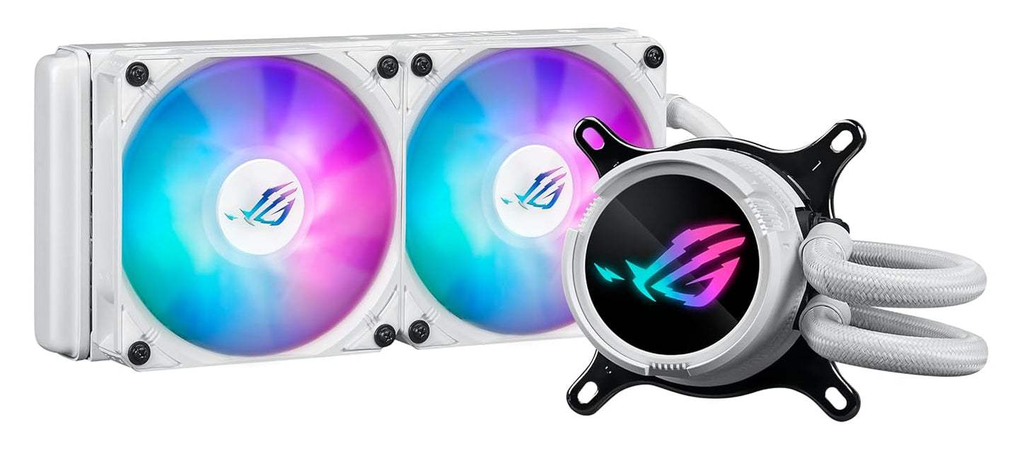 ASUS ROG STRIX LC 240 RGB WHITE AIO LIQUID CPU COOLER