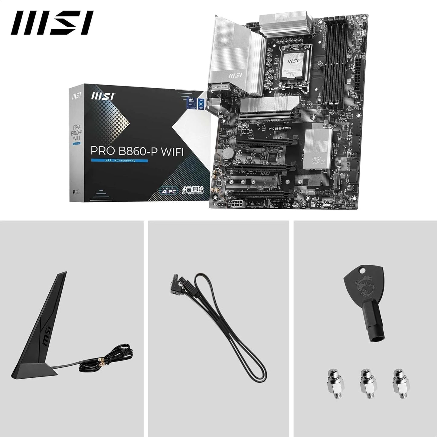 MSI PRO B860-P WIFI DDR5 MOTHERBOARD