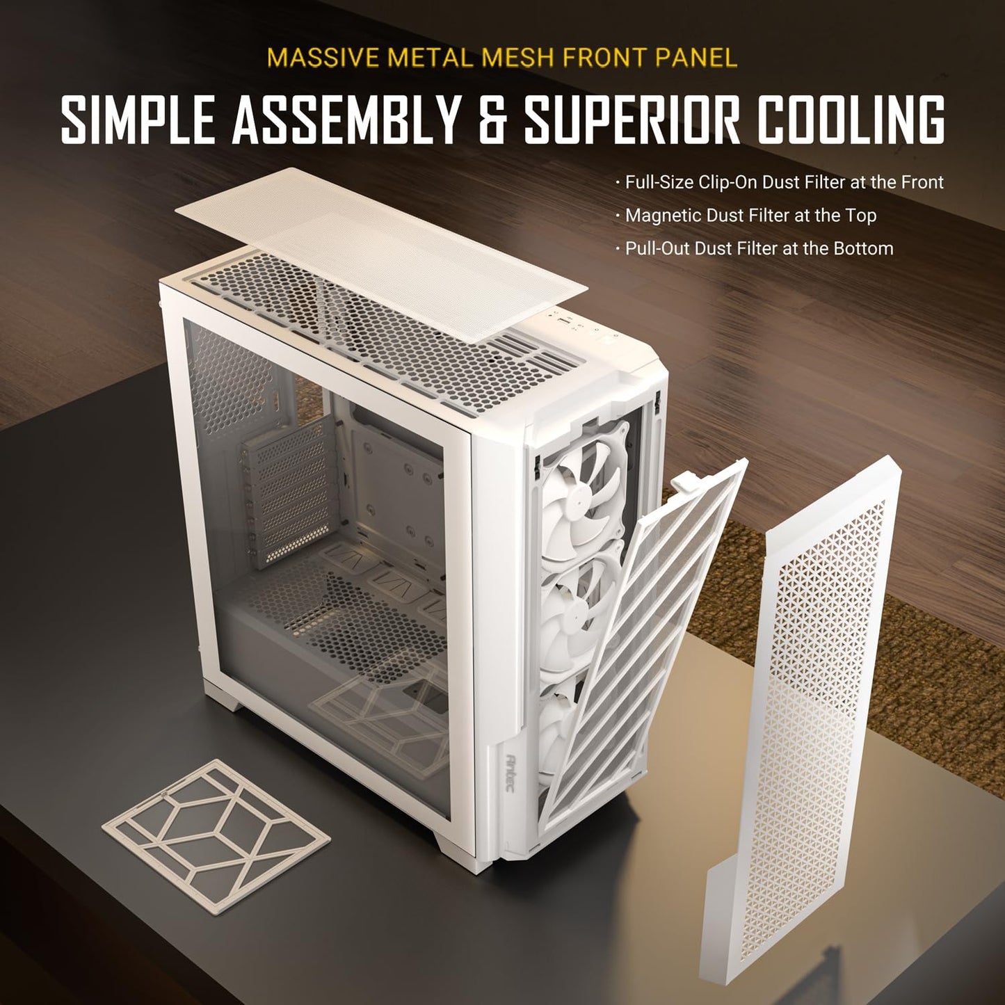 ANTEC P20C (E-ATX) MID TOWER CABINET (WHITE)