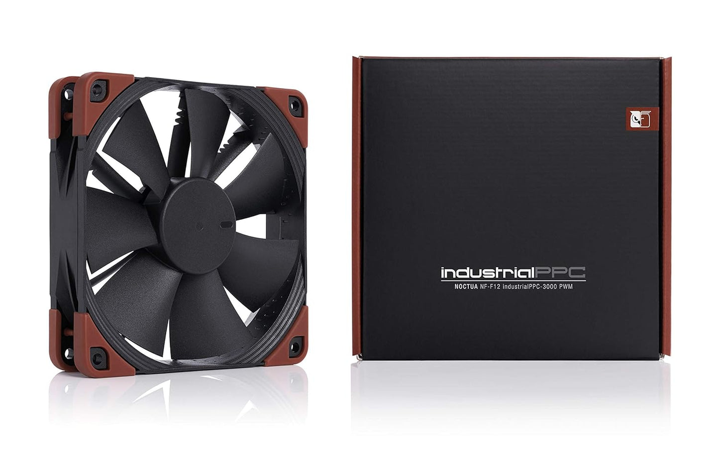 NOCTUA NF-F12 IPPC 3000 PWM, 4-PIN, HEAVY DUTY COOLING FAN WITH 3000RPM (120MM, BLACK)