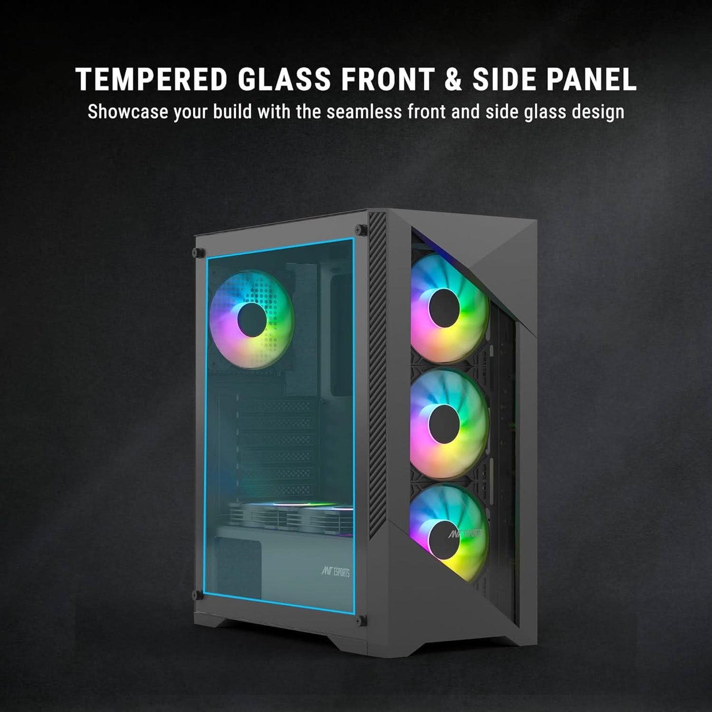 ANT ESPORTS ICE 270G 6F ARGB ATX MID TOWER CABINET