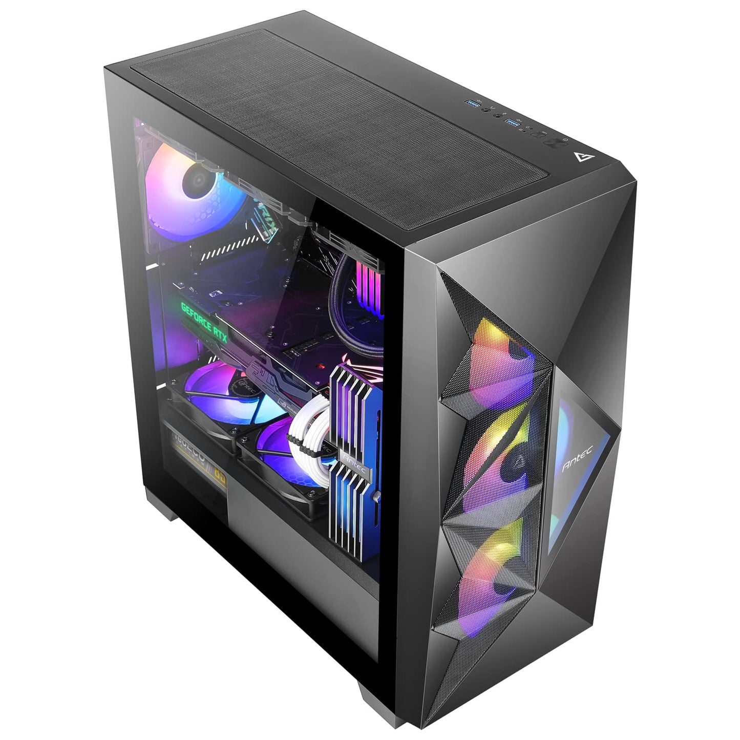 ANTEC DF800 FLUX ARGB (ATX) MID TOWER CABINET (BLACK)