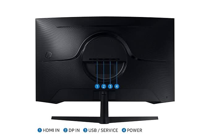 Samsung 32 Inch Odyssey G5 2K Curved Gaming Monitor LS32CG550EWXXL
