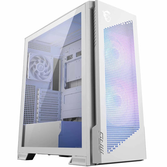 MSI MPG VELOX 300R AIRFLOW PZ MID TOWER GAMING PC CASE - WHITE