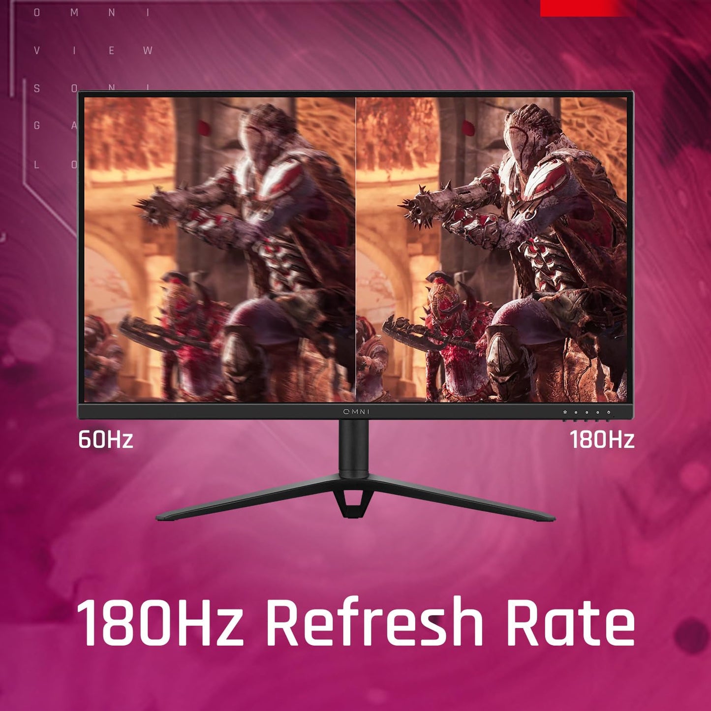 VIEWSONIC 60.96 CM(24") FHD FAST IPS GAMING MONITOR 180HZ,0.5MS, HDR10, AMD FREESYNC PREMIUM, ADAPTIVE SYNC & VESA CLEARMR, 2X SPEAKER, HIGHT ADJUSTABLE, EYE CARE,104% SRGB, HDMI,DP-VX2428J