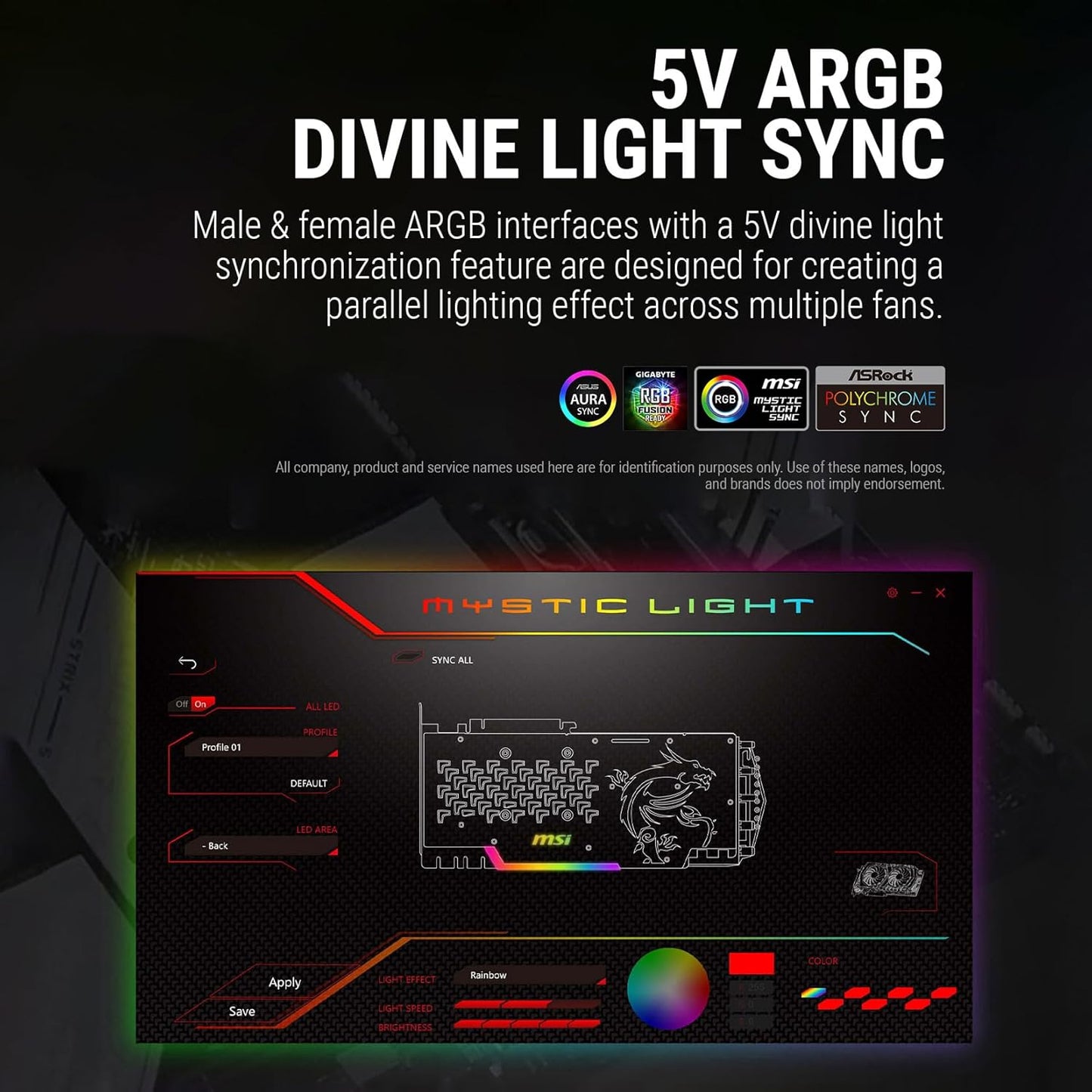 ANT ESPORTS INFINITY FLOW 120MM ARGB CABINET FAN TRIPLE PACK