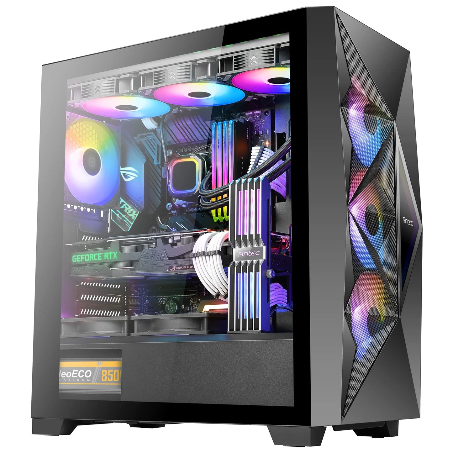 ANTEC DF800 FLUX ARGB (ATX) MID TOWER CABINET (BLACK)