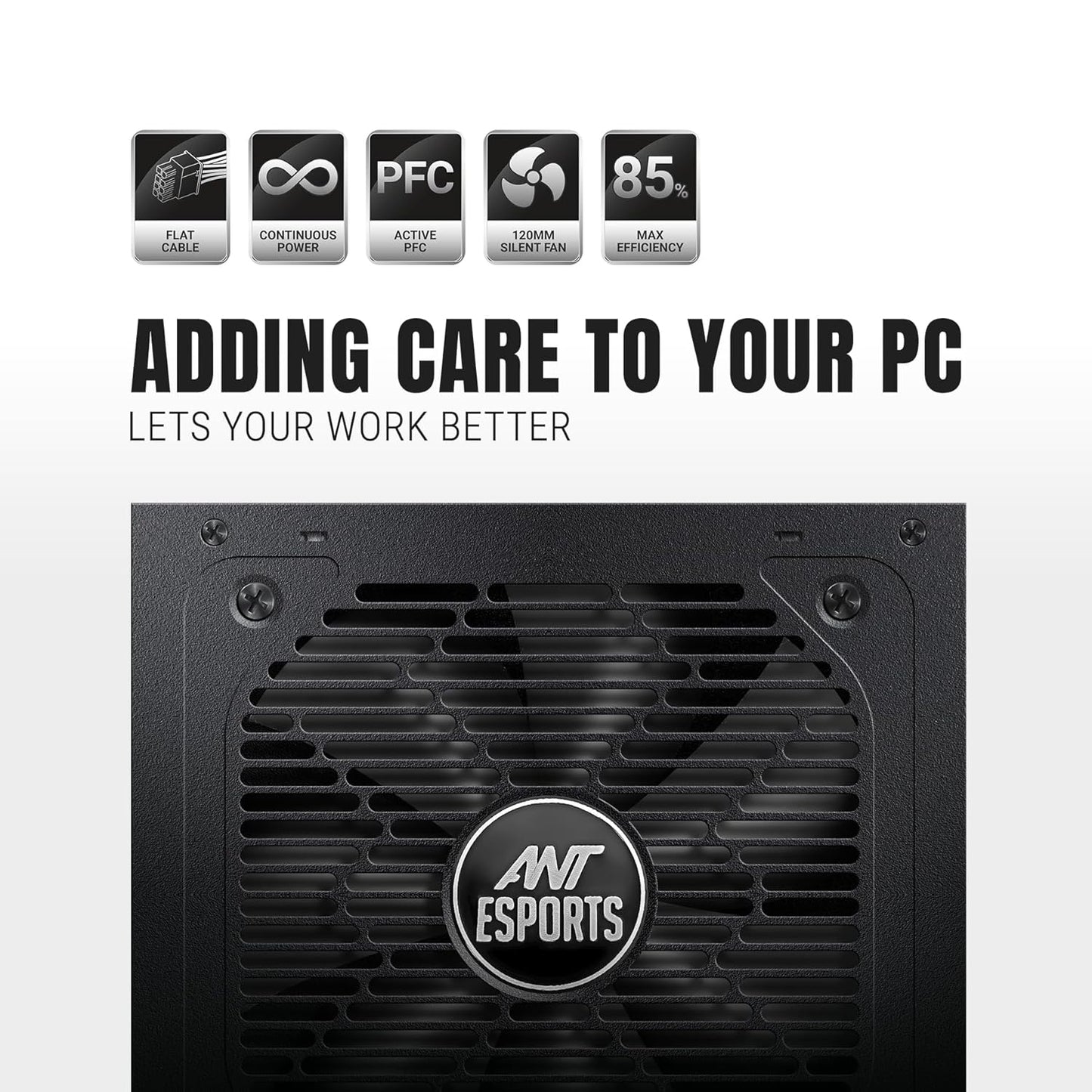 ANT ESPORTS RX750 80 PLUS BRONZE POWER SUPPLY