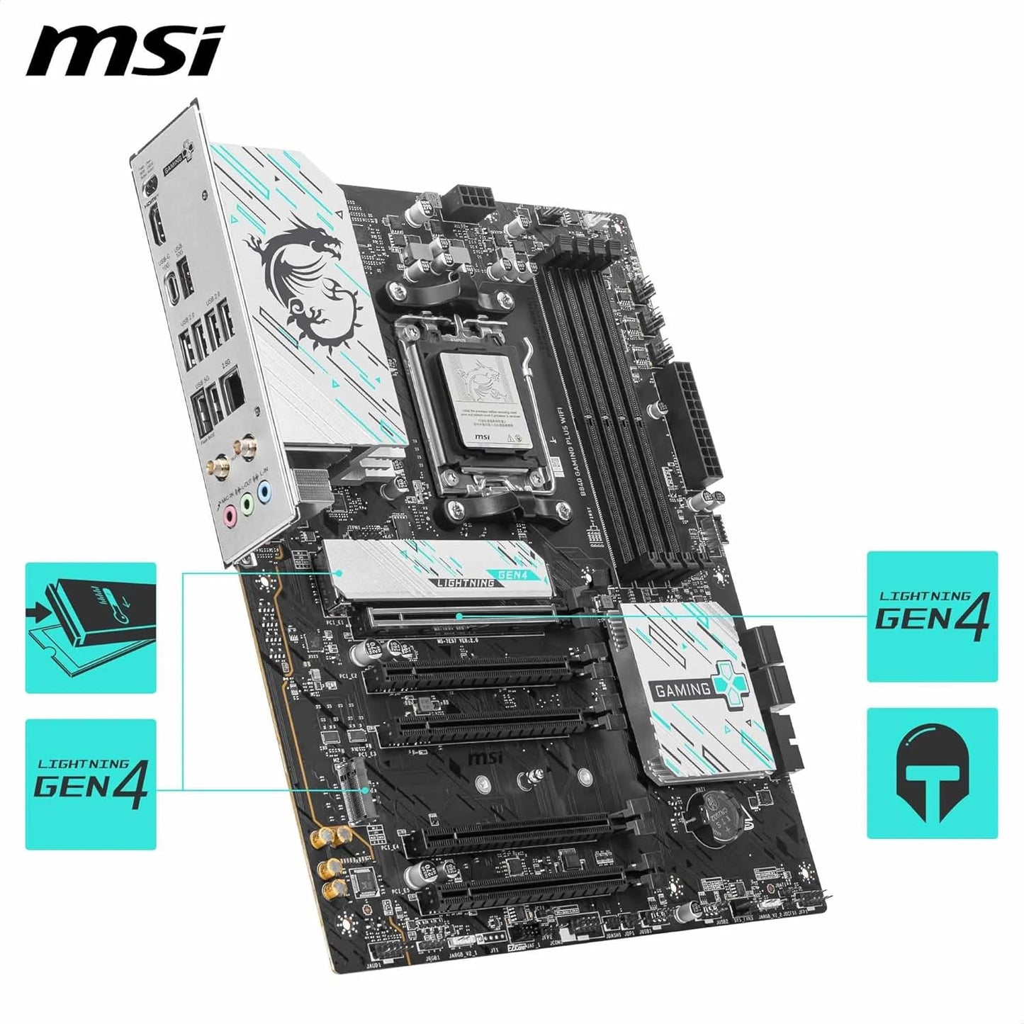 MSI B840 GAMING PLUS WIFI MOTHERBOARD