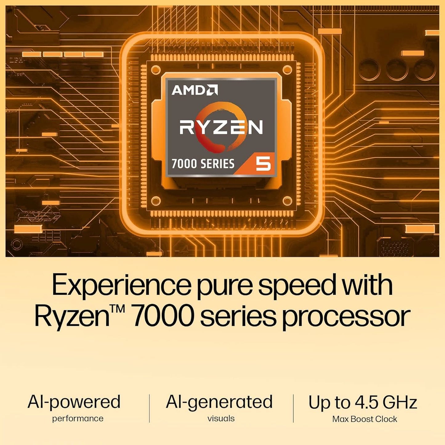 HP LAPTOP 15, ENHANCED BY AI, AMD RYZEN 5 7535HS, 15.6-INCH (39.6CM), FHD, 8GB DDR5, 512GB SSD, AMD RADEON GRAPHICS, 1080P FHD CAMERA W/PRIVACY SHUTTER, BACKLIT KB (WIN 11, SILVER, 1.59KG), FC1004AU