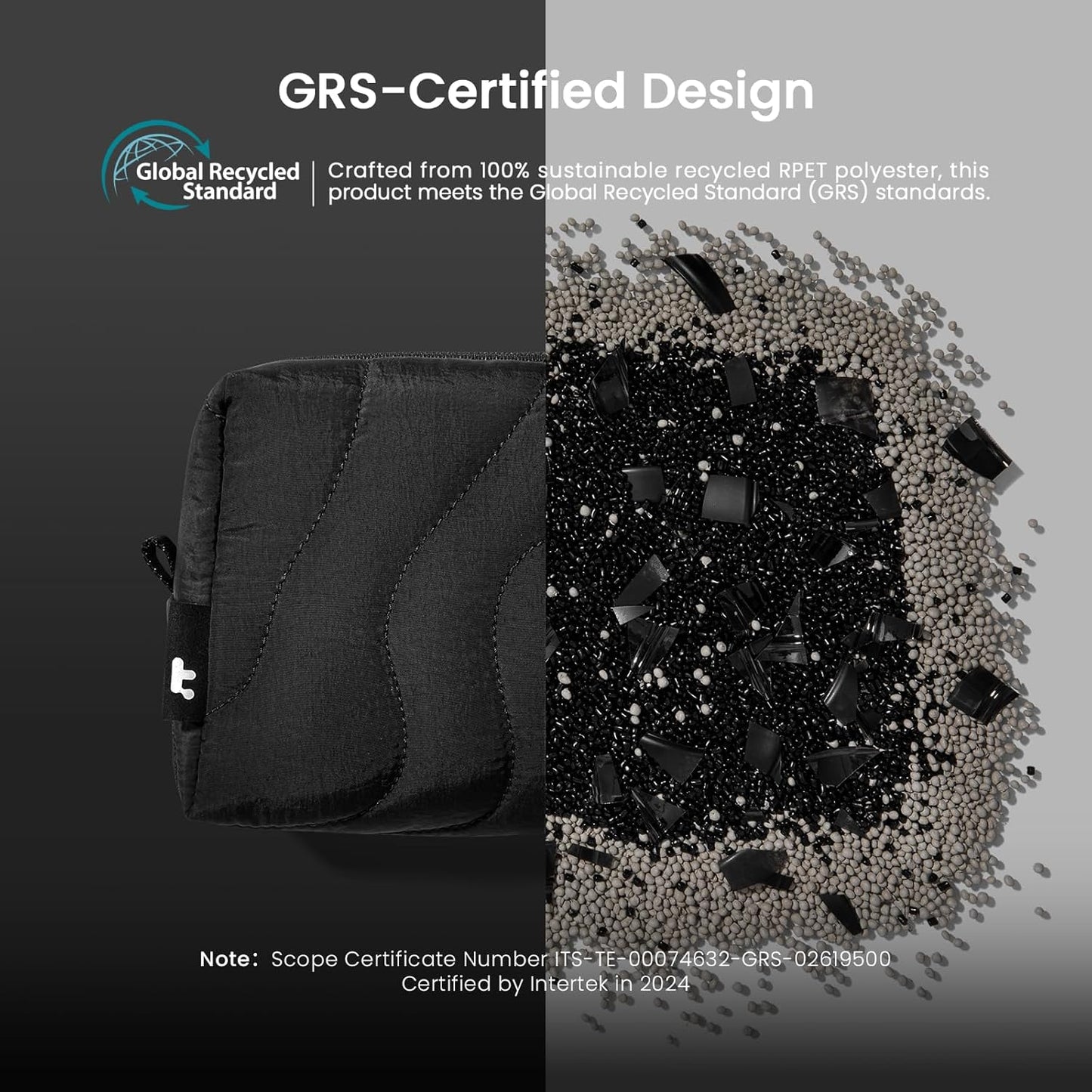 TOMTOC TERRA-A27 ACCESSORY POUCH 2L-BEIGE