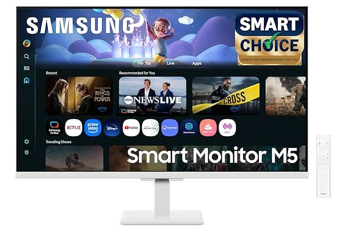 Samsung 32 Inch FHD M5 Smart Monitor with Smart TV Experience LS32FM501EWXXL