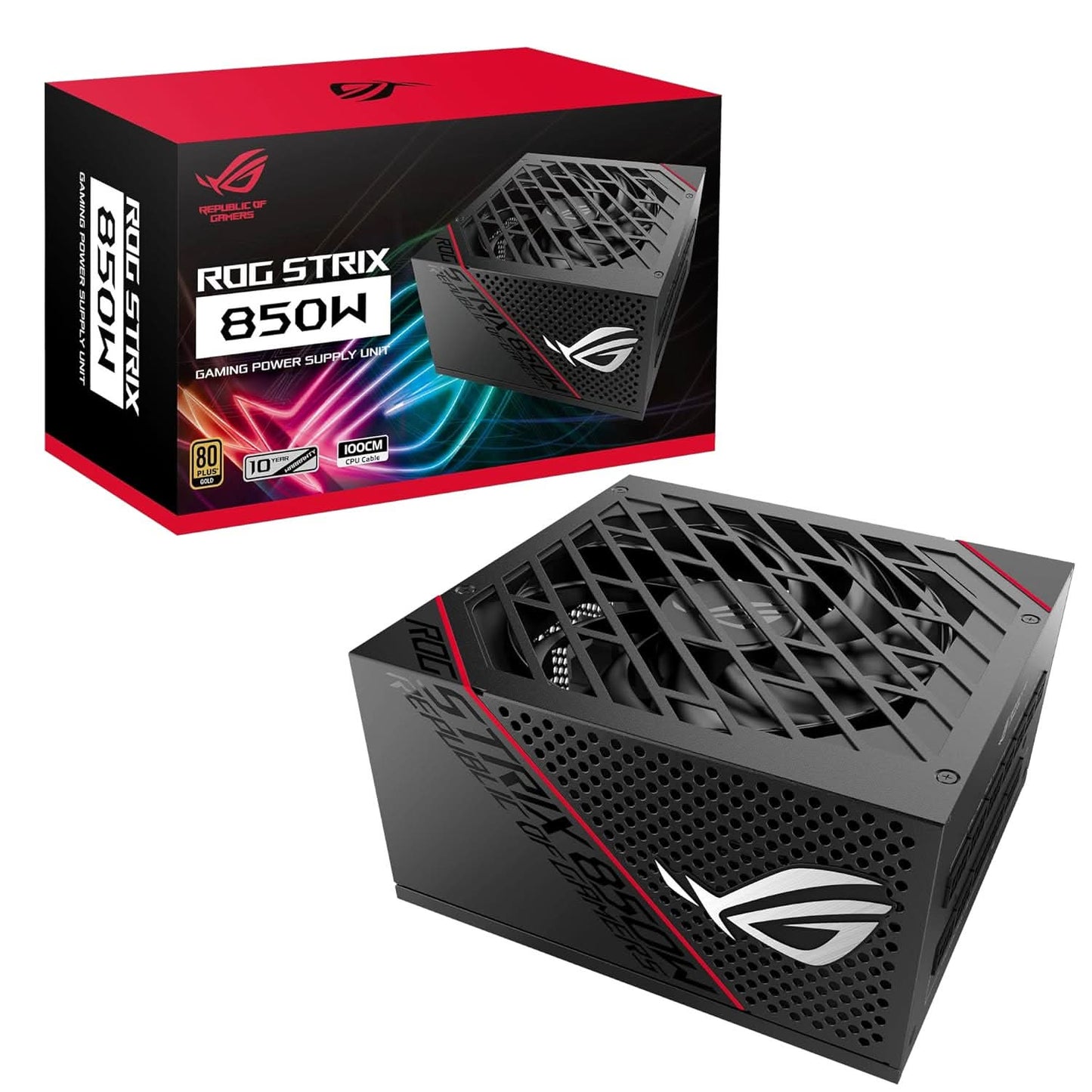 ASUS ROG STRIX 850W 80 PLUS GOLD FULLY MODULAR POWER SUPPLY