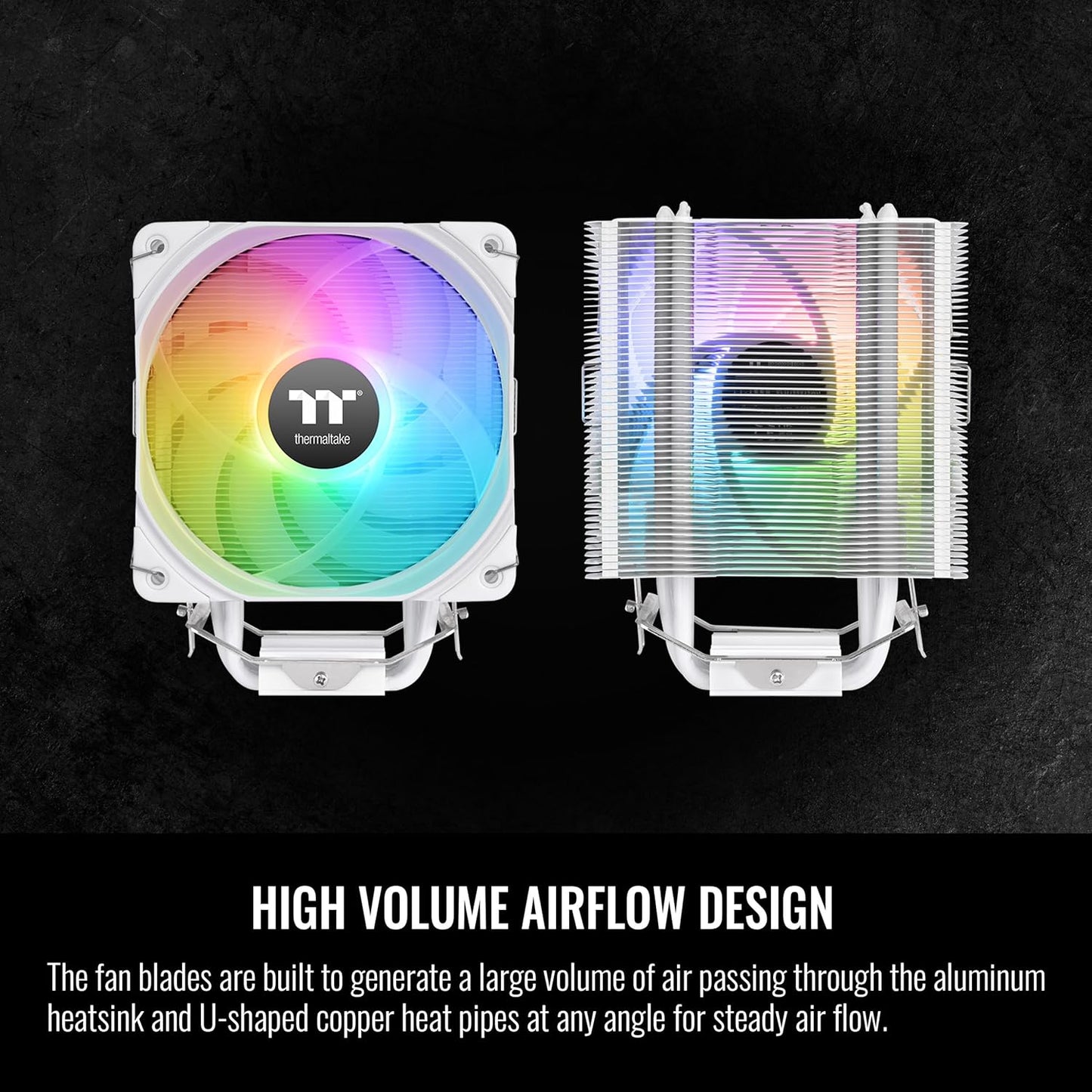 THERMALTAKE UX200 SE ARGB LIGHTING CPU COOLER WHITE CL-P116-AL12SW-A