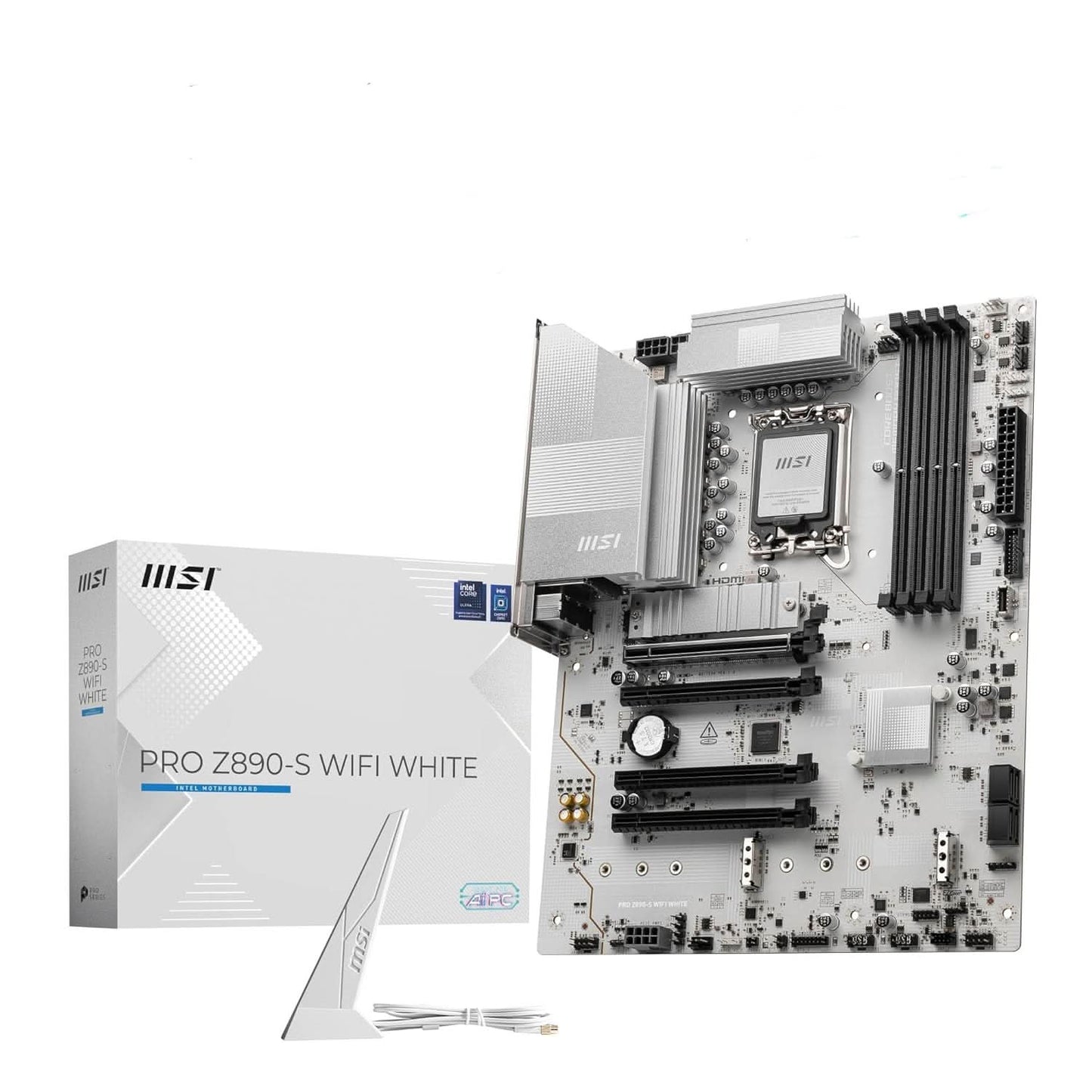 MSI PRO Z890-S WIFI WHITE GAMING MOTHERBOARD
