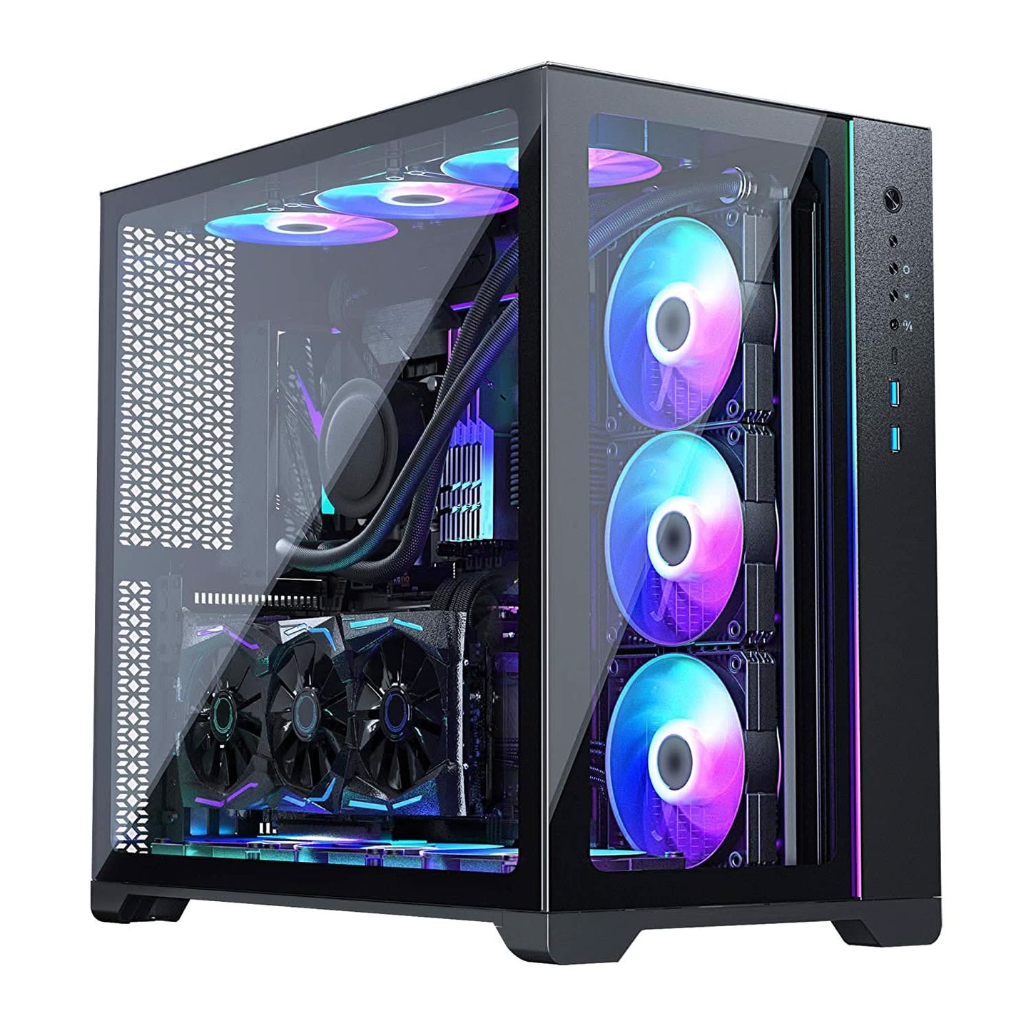 CABINET-PHANTEKS-METALLIC-NEO-QUBE-BLACK