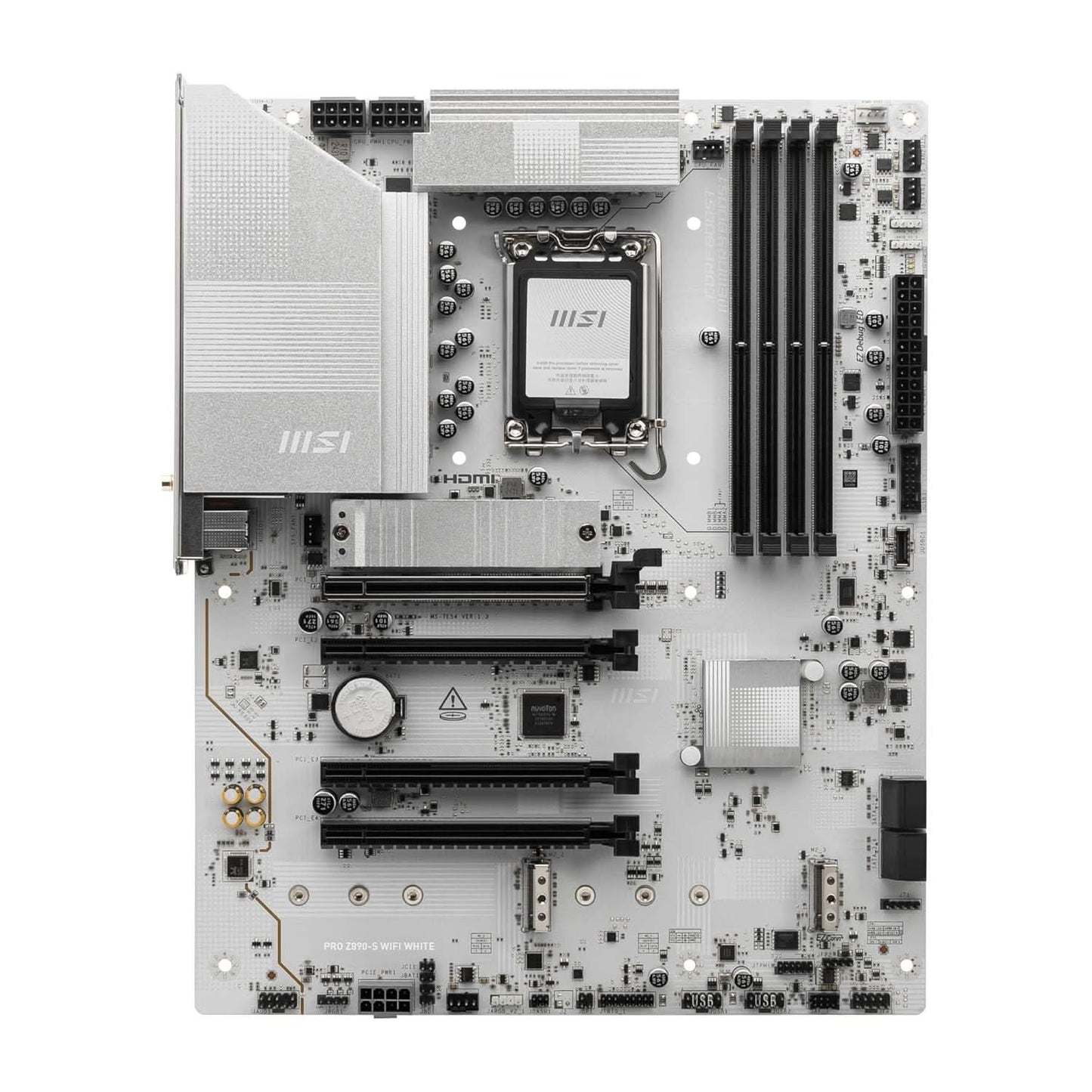 MSI PRO Z890-S WIFI WHITE GAMING MOTHERBOARD