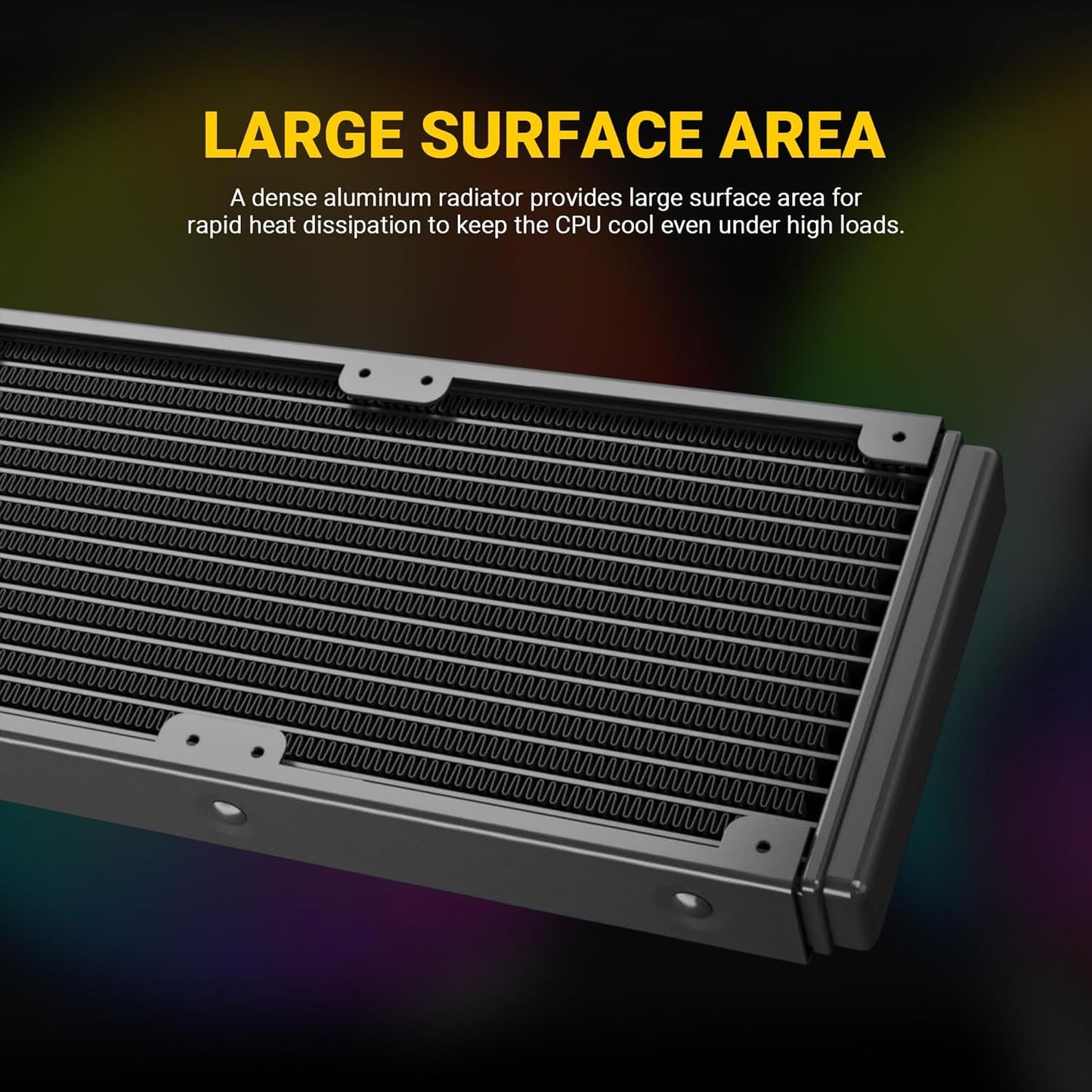 ANT ESPORTS ICE-240 ARGB 240MM AIO LIQUID COOLER BLACK