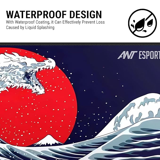 ANT ESPORTS SNOW DRAGON GAMING MOUSEPAD - BLUE