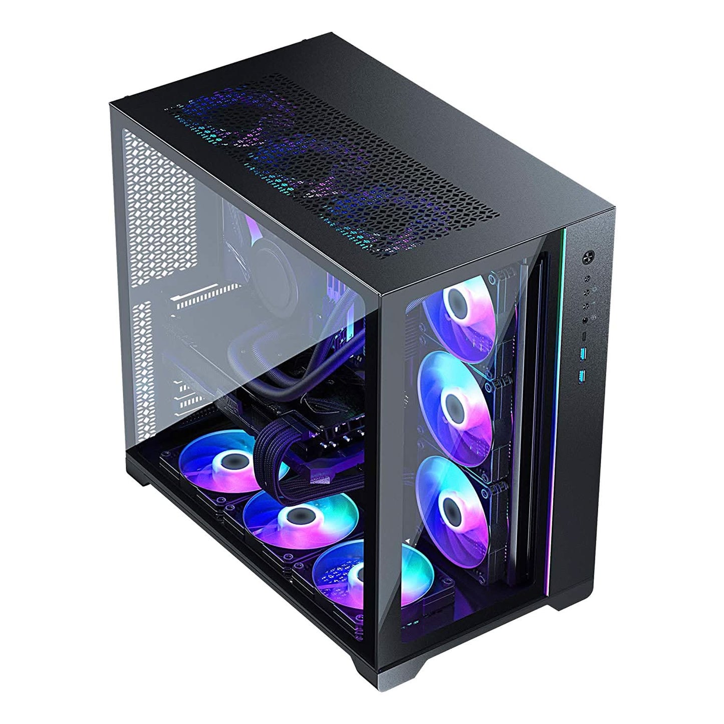 CABINET-PHANTEKS-METALLIC-NEO-QUBE-BLACK