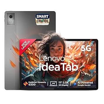 Lenovo Octa Core MediaTek Dimensity 6300, 8GB, 256GB, WiFi and 5G ZAFM0708IN