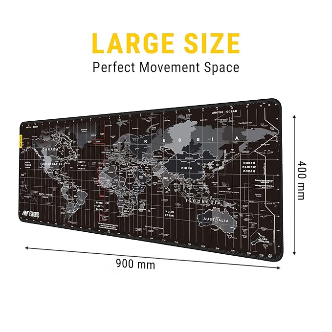 ANT ESPORTS ATLAS GAMING MOUSEPAD - BLACK