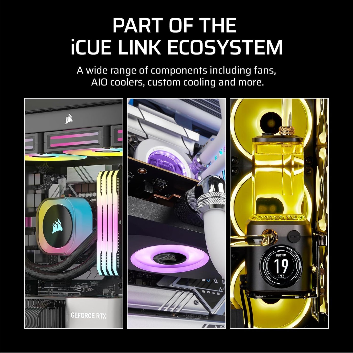 CORSAIR FAN RX RGB MAX SERIES, ICUE LINK RX140 RGB MAX, 140MM RGB FAN, SINGLE FAN-CO-9051035-WW