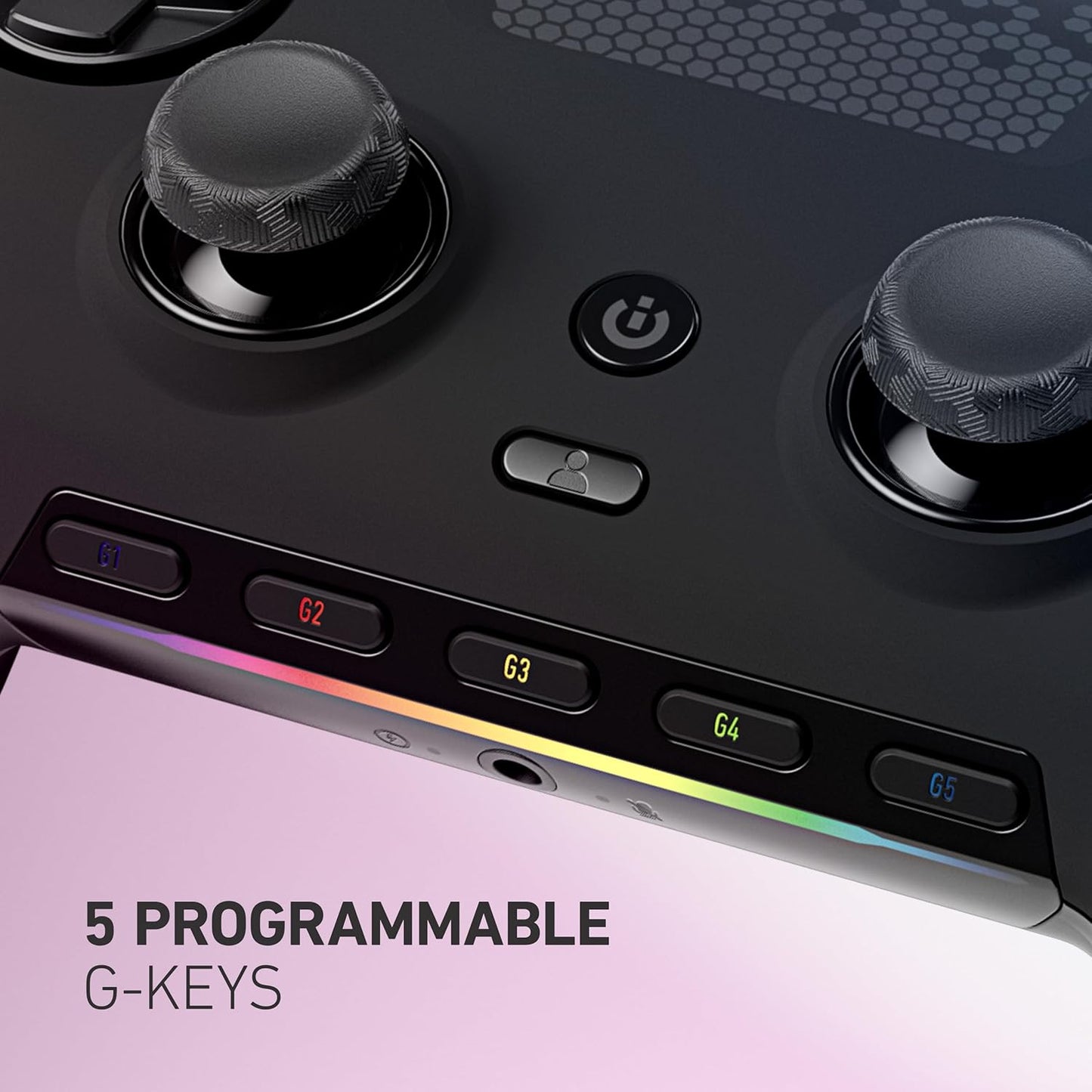 CORSAIR SCUF ENVISION WIRED PC GAMING CONTROLLER - 5 REMAPPABLE G-KEYS - REMAPPABLE BACK PADDLES - BLACK