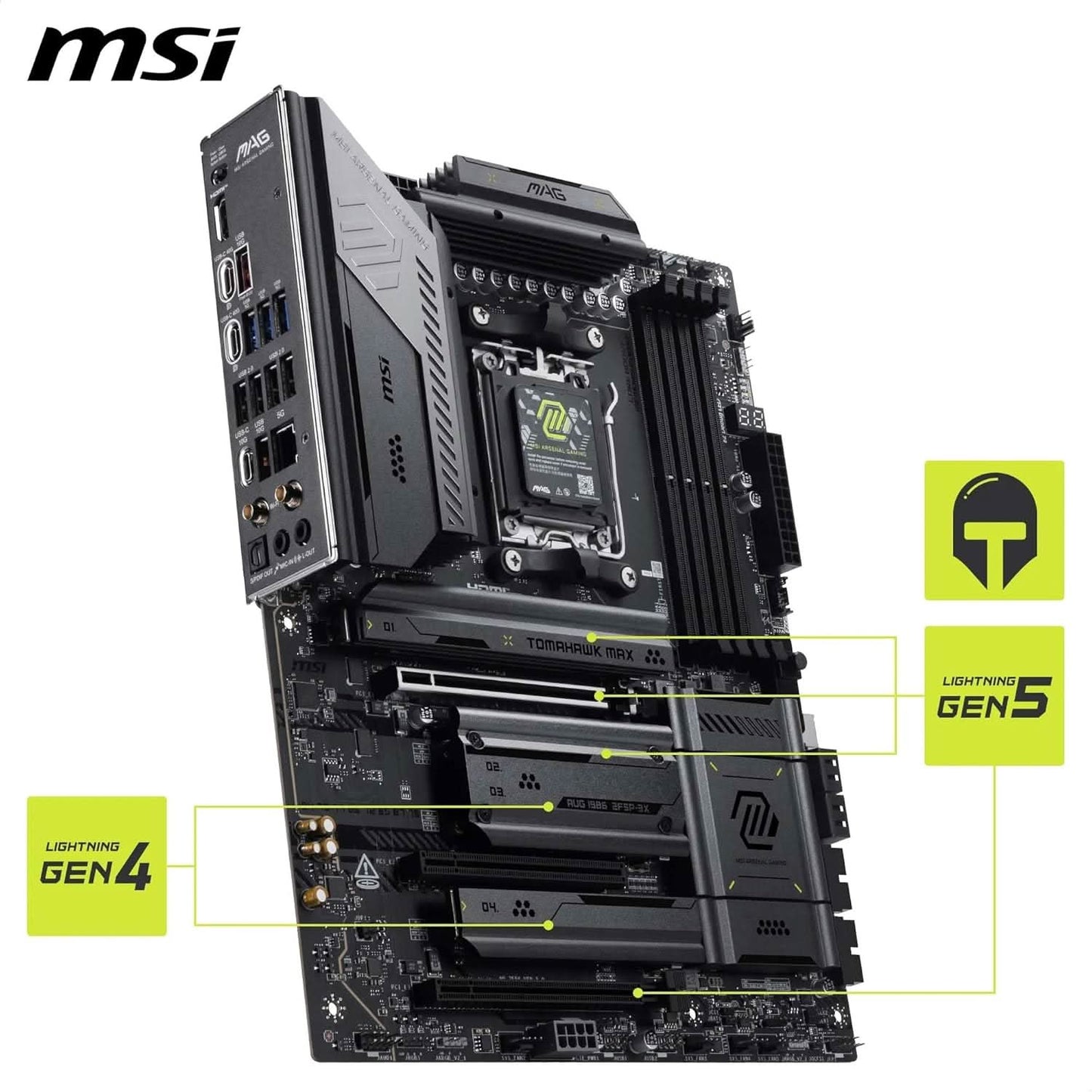 MSI MAG X870E Tomahawk MAX WIFI7 ATX Motherboard