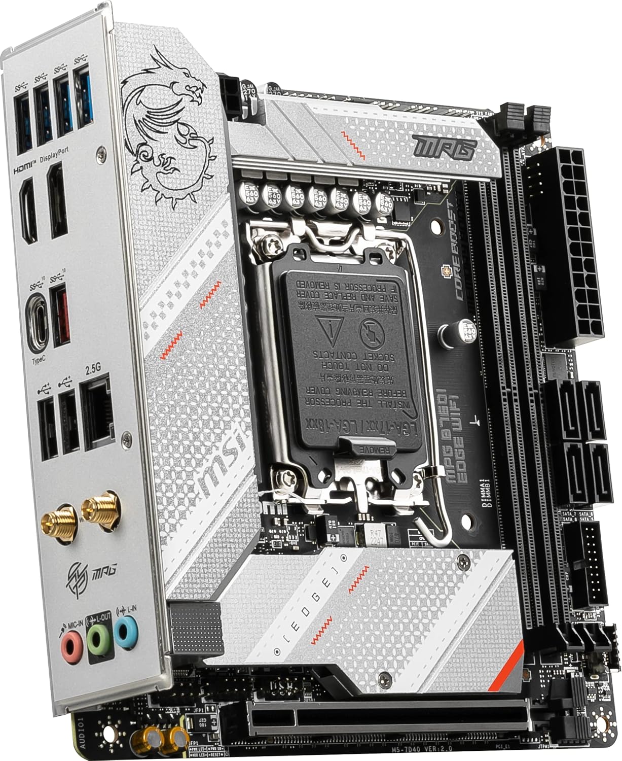 MSI MPG B760I EDGE WIFI MOTHERBOARD