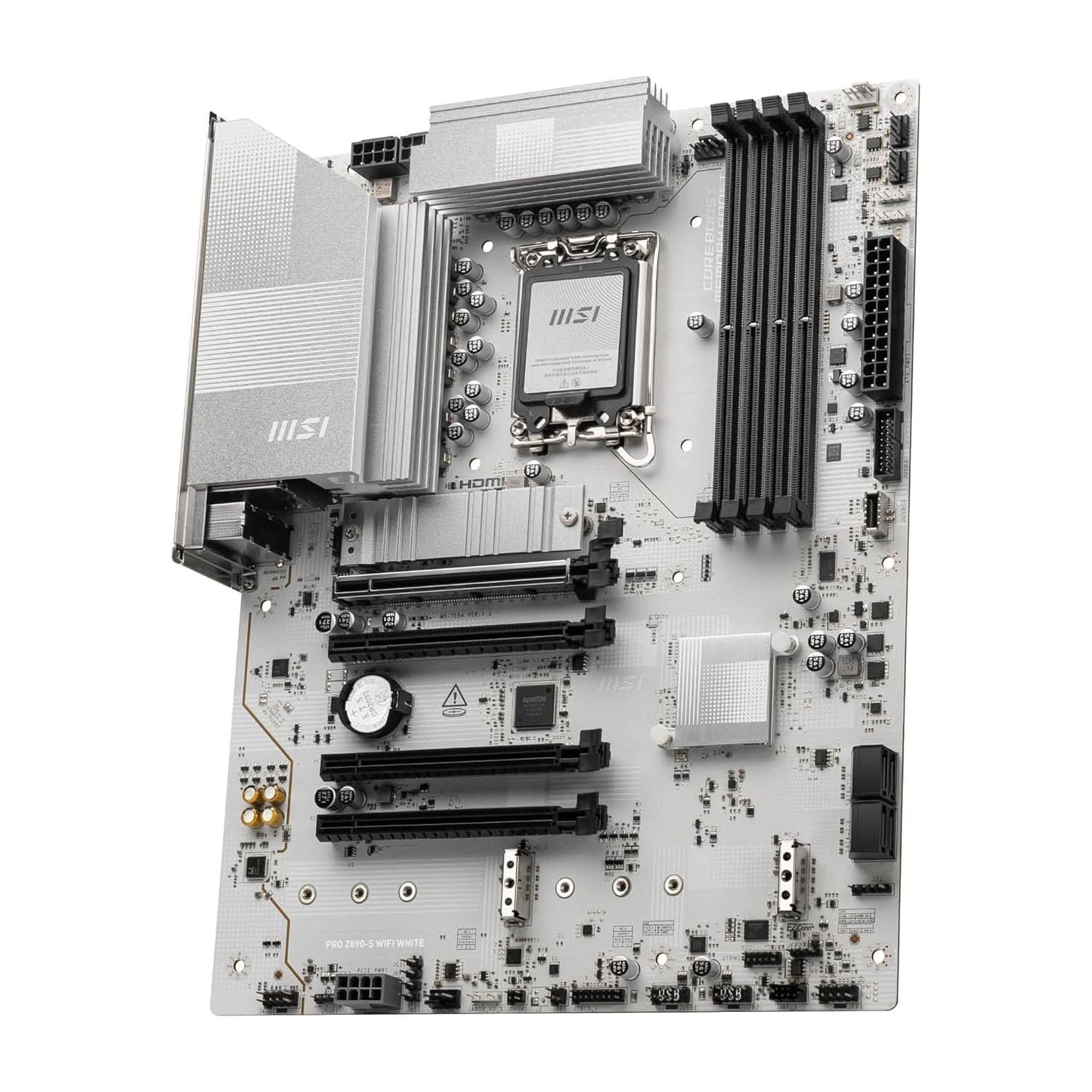 MSI PRO Z890-S WIFI WHITE GAMING MOTHERBOARD