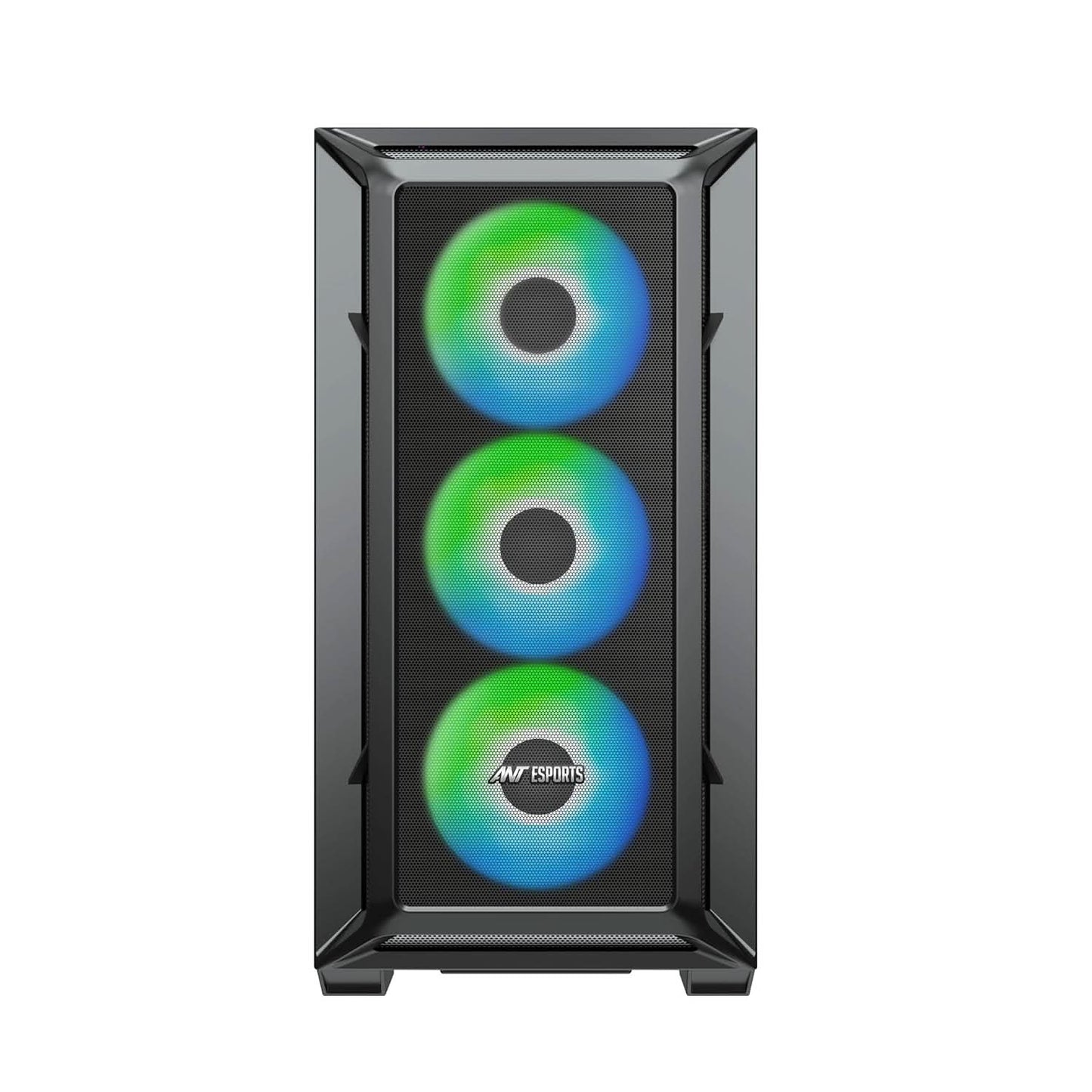 ANT ESPORTS 611 AIR MID-TOWER CABINET - BLACK